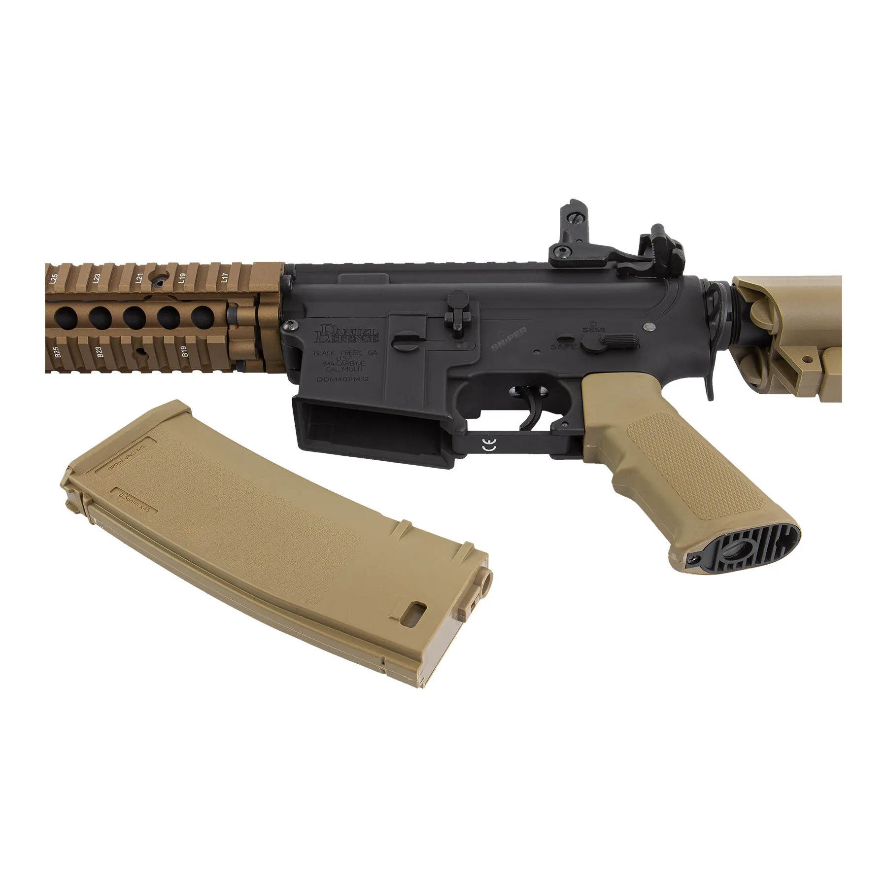 SA-E26 Edge Daniel Defense MK18 (S)AEG, Chaos Bronze
