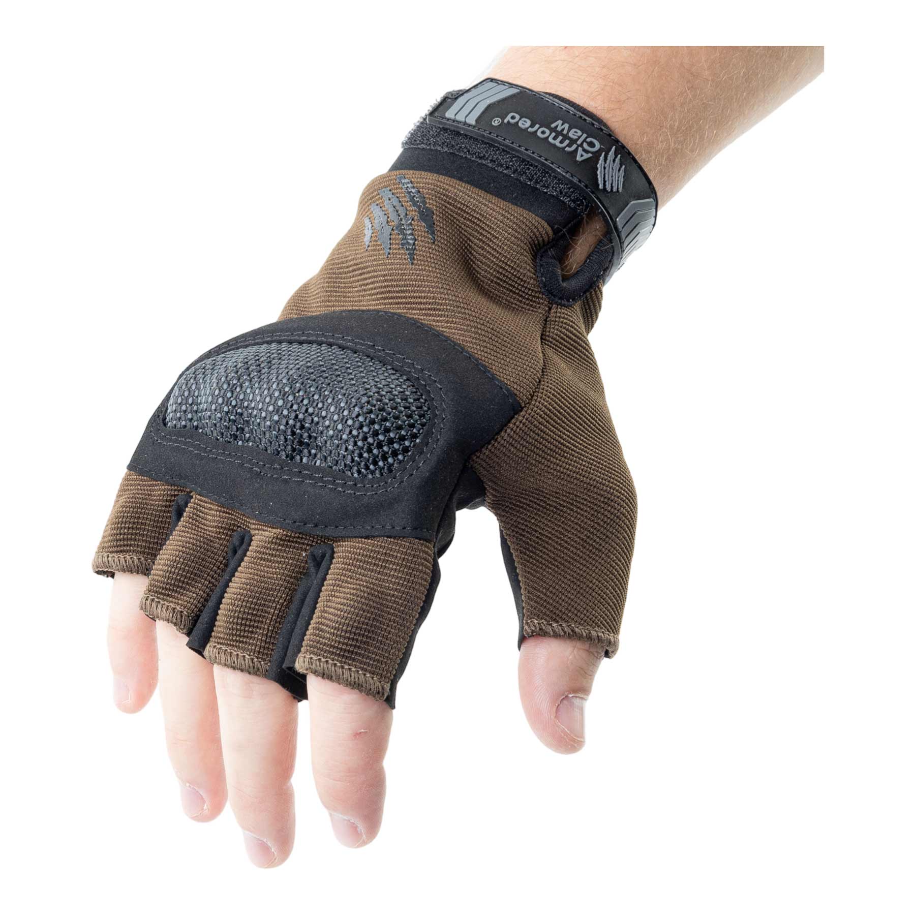 Shield Cut Tactical Gloves, Olive
