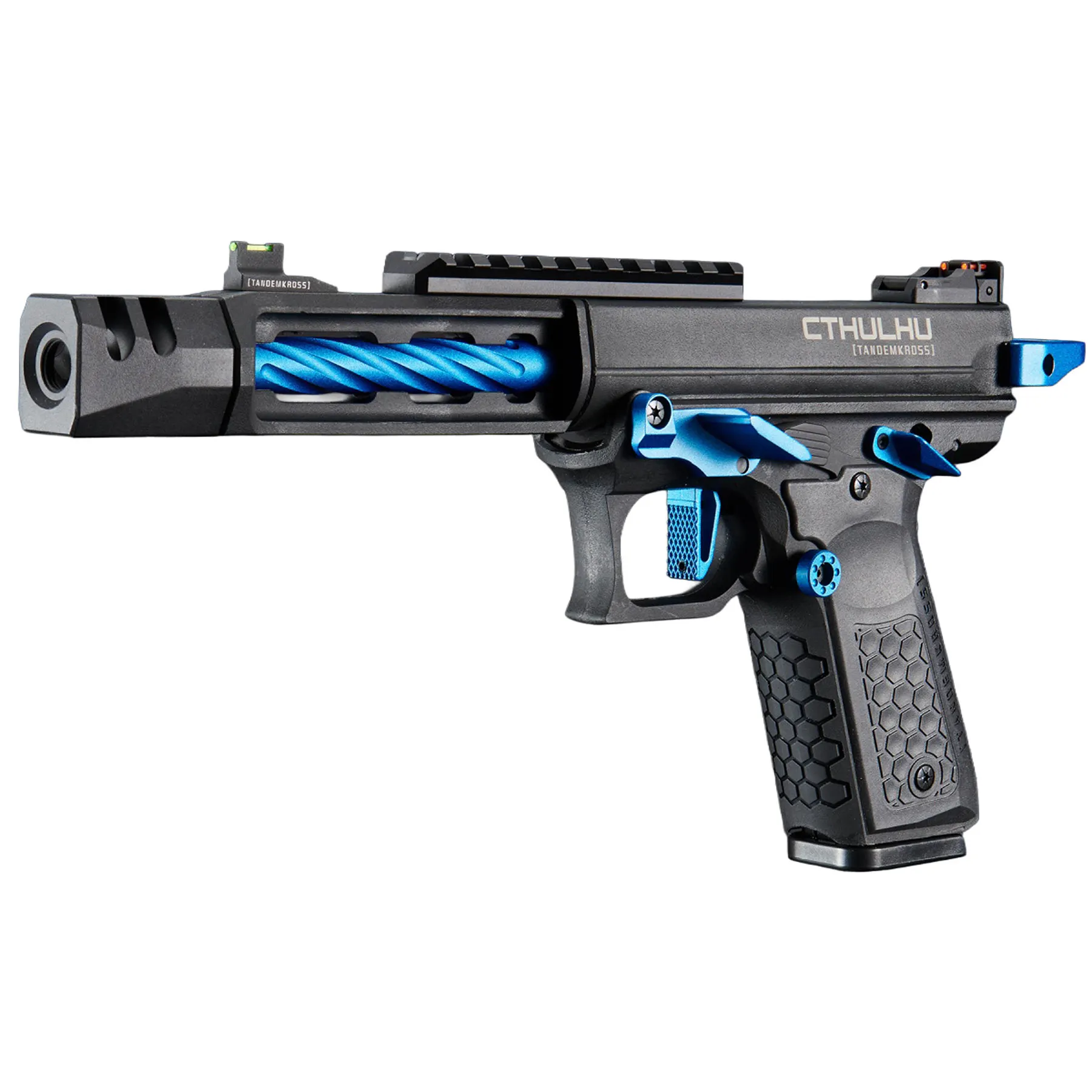 Lancer Tandemkross Cthulhu GBB Softair Pistole, Black/Blue