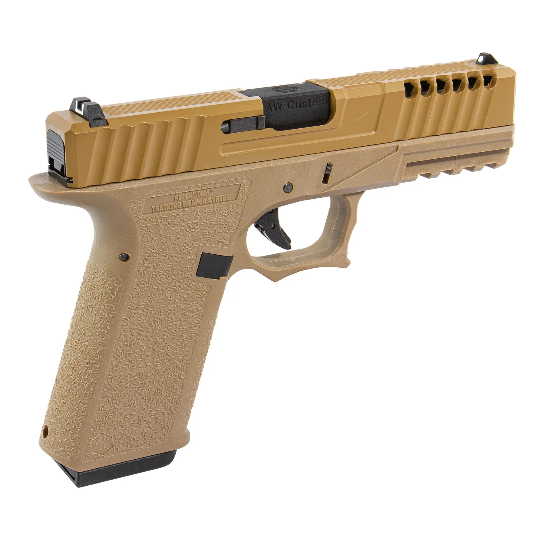 AW Custom VX7 Mod.1 GBB Softair Pistole, FDE