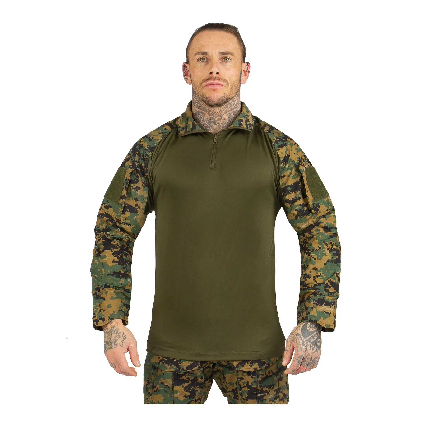 Warrior Combat Shirt mit Elbow Pads, Farbe Digital