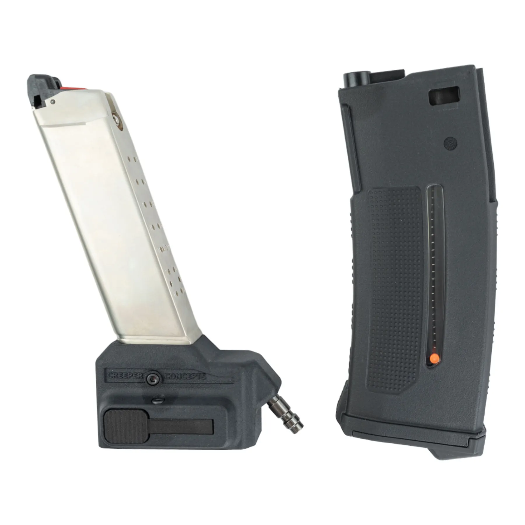 HPA Set SAC VX0101 + Bottle + Creeper HPA US Softair Pistole HPA Set SAC Custom VX0101 Hex Cut HPA US Softair Pistole