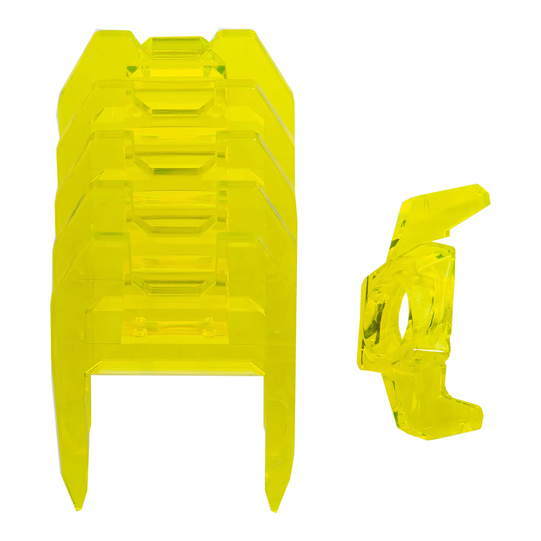 Valken Gel Blaster Barrel & Fin Pack, Neon Yellow