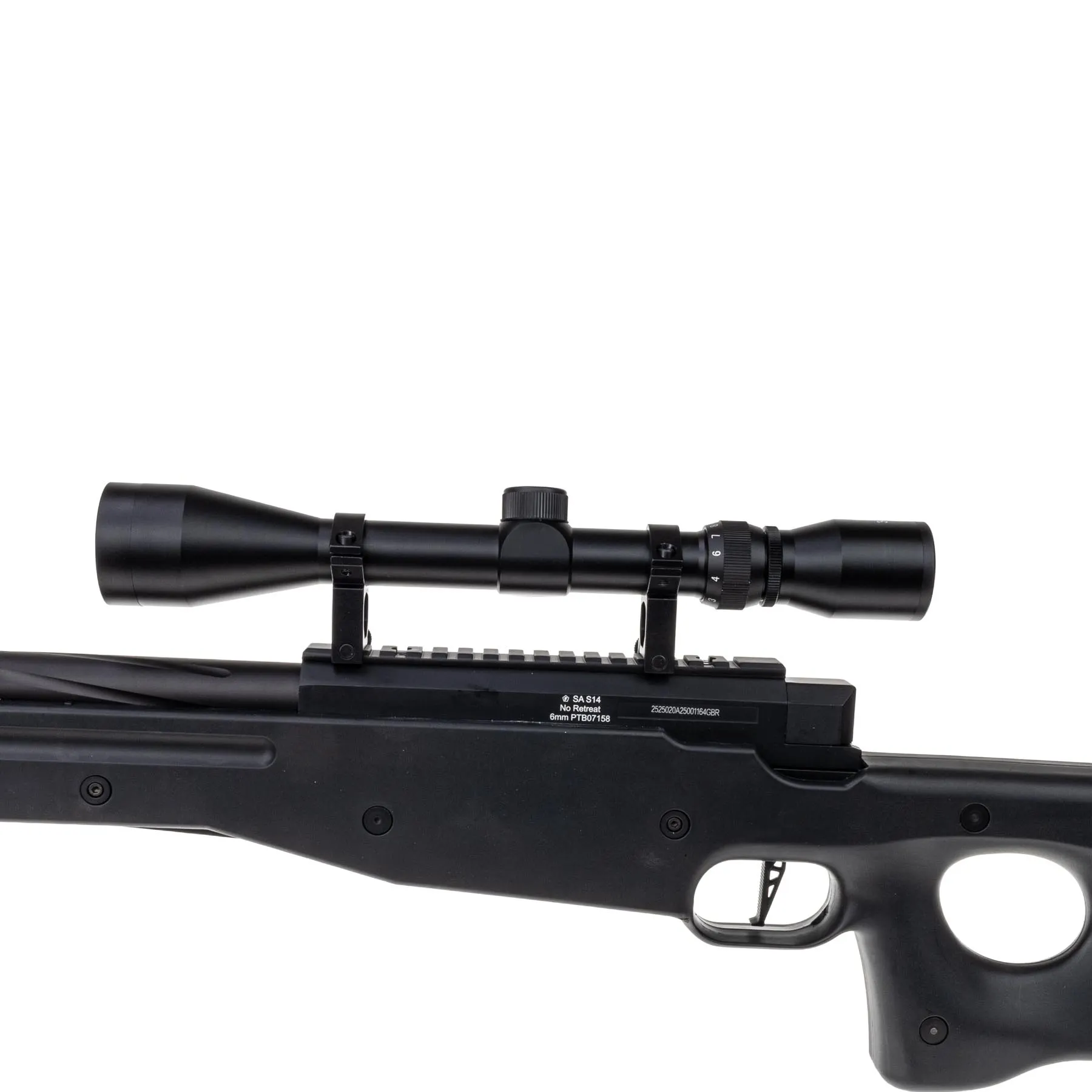 WELL MB01 L96 Upgraded Version w/ Scope & Bipod, Black