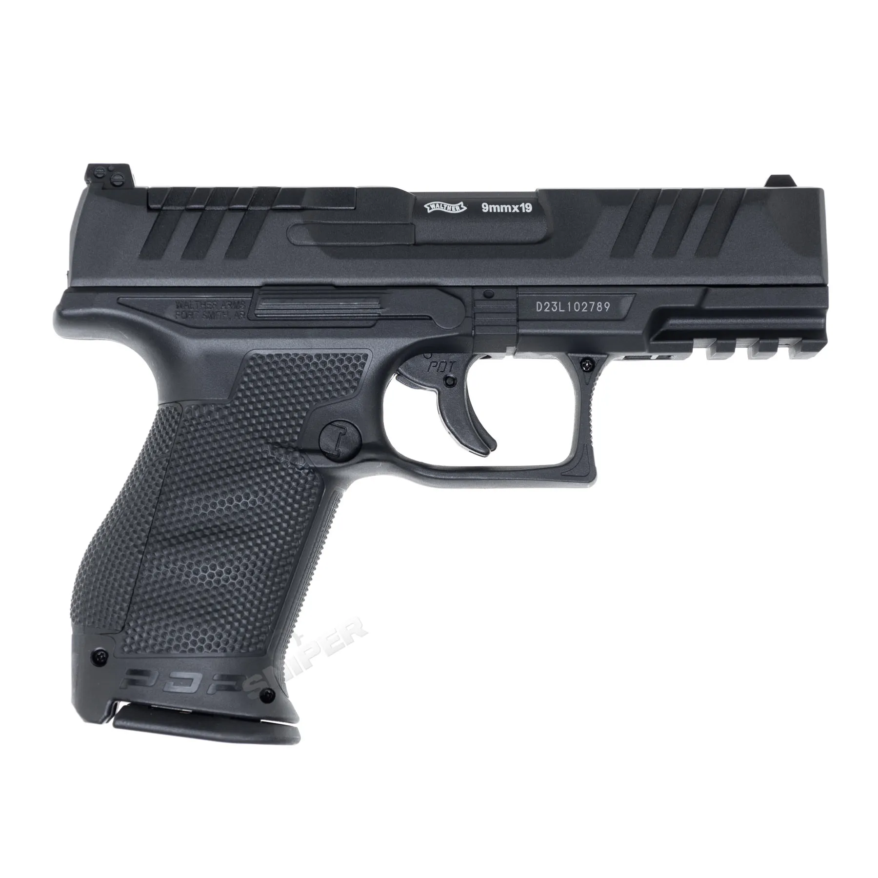 Walther PDP Compact 4" NBB Co2 Softair Pistole, Black
