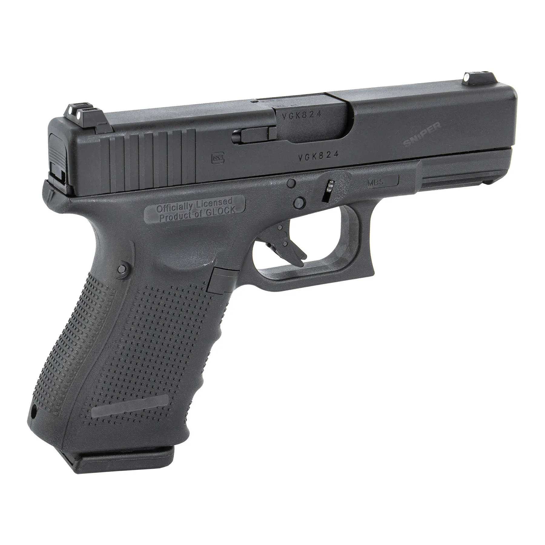 Glock 19 Gen 4 GBB Softair Pistole