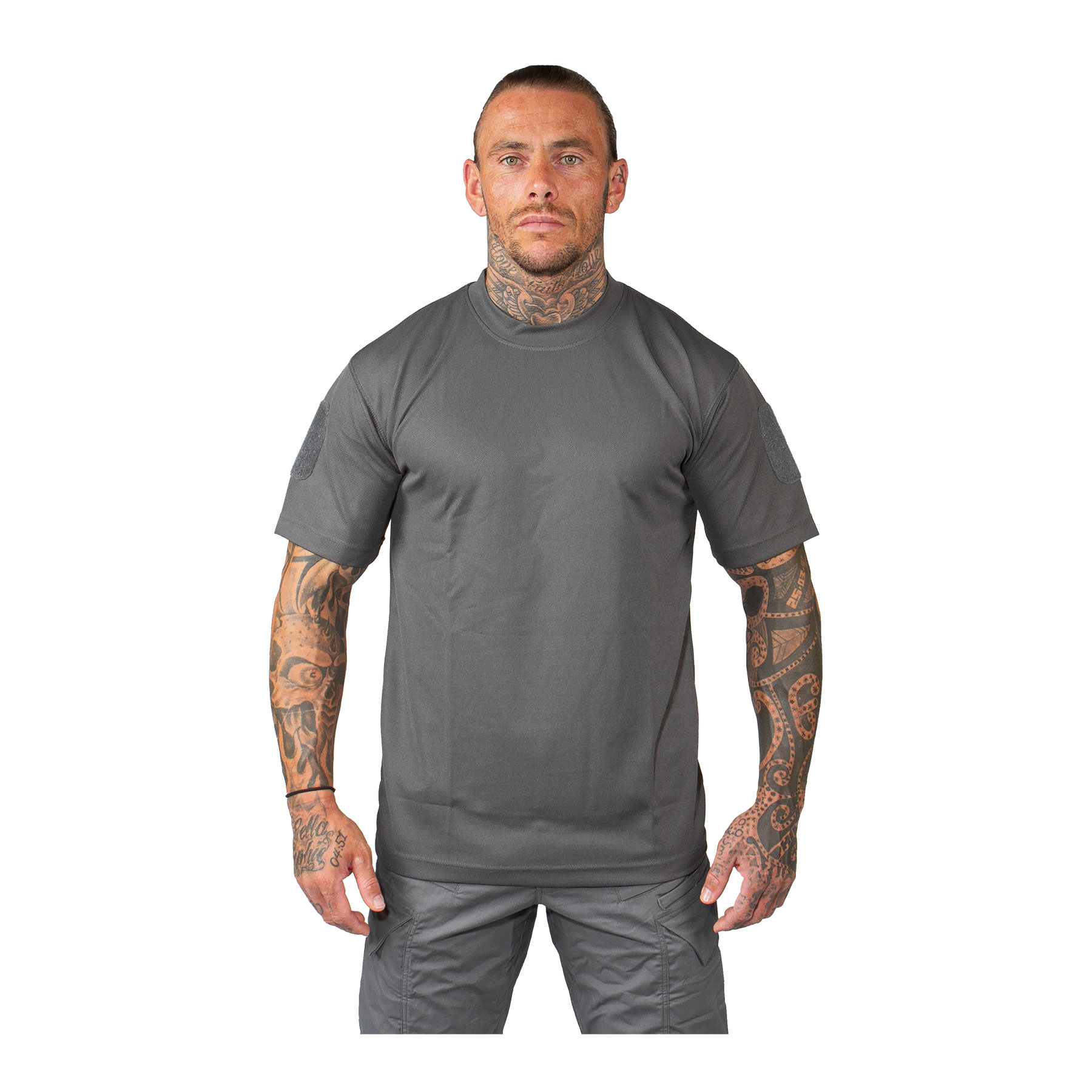 Tactical T-Shirt Quick Dry, Wolf Grey Gr. L