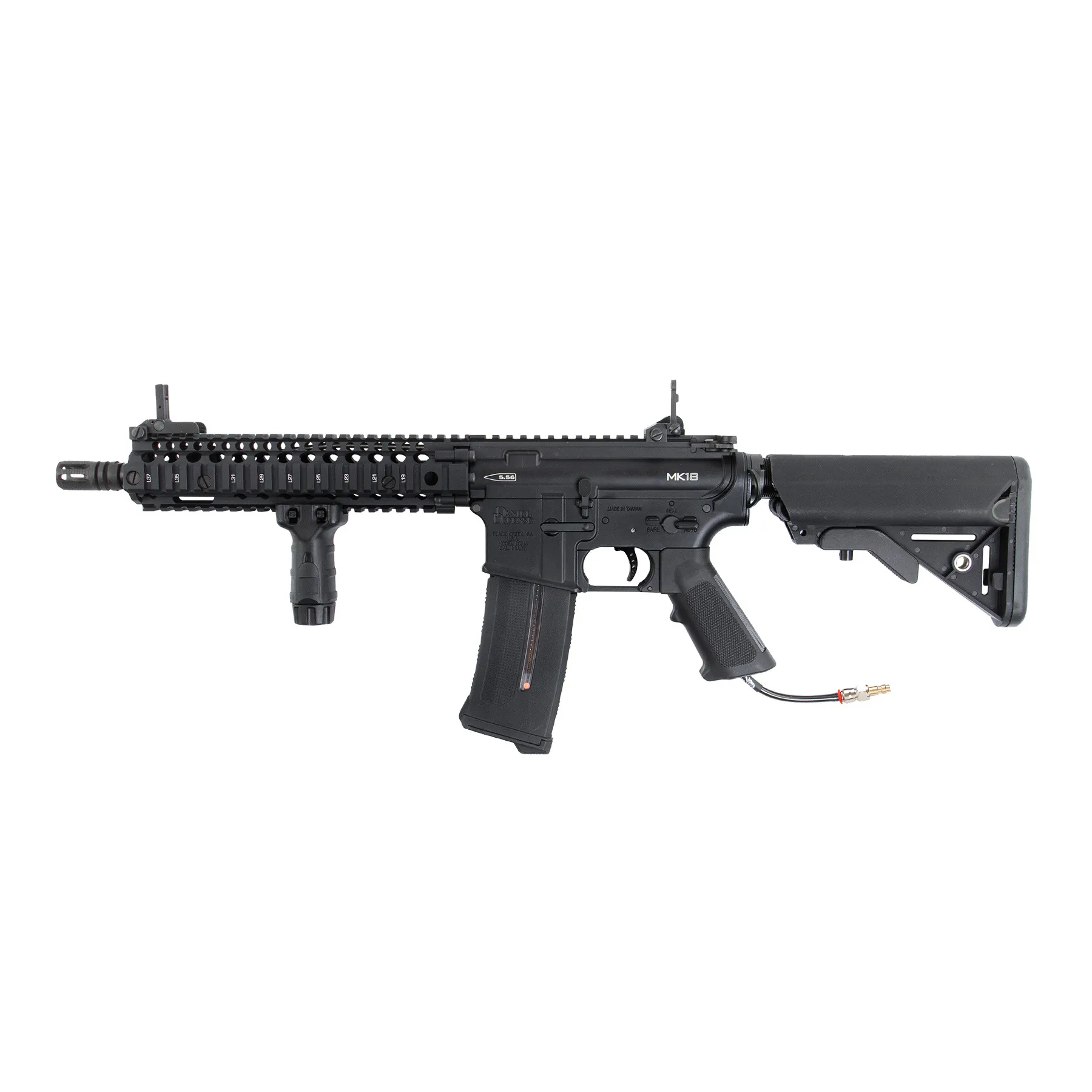 SAC x Polarstar Daniel Defense MK18, HPA, Black SAC x Polarstar Daniel Defense MK18, HPA, Black