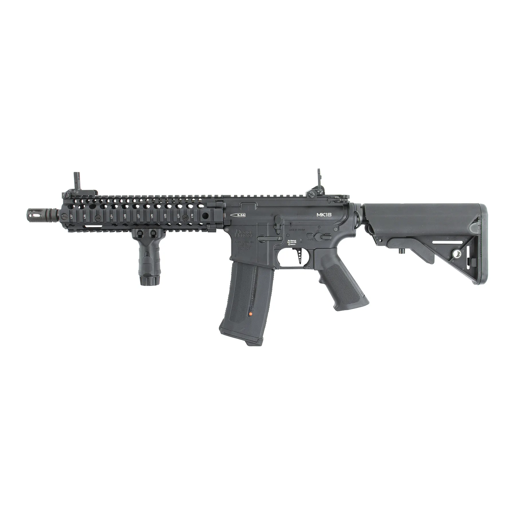 SAC Custom Daniel Defense MK18, (S)AEG, black SAC Custom Daniel Defense MK18, (S)AEG, black