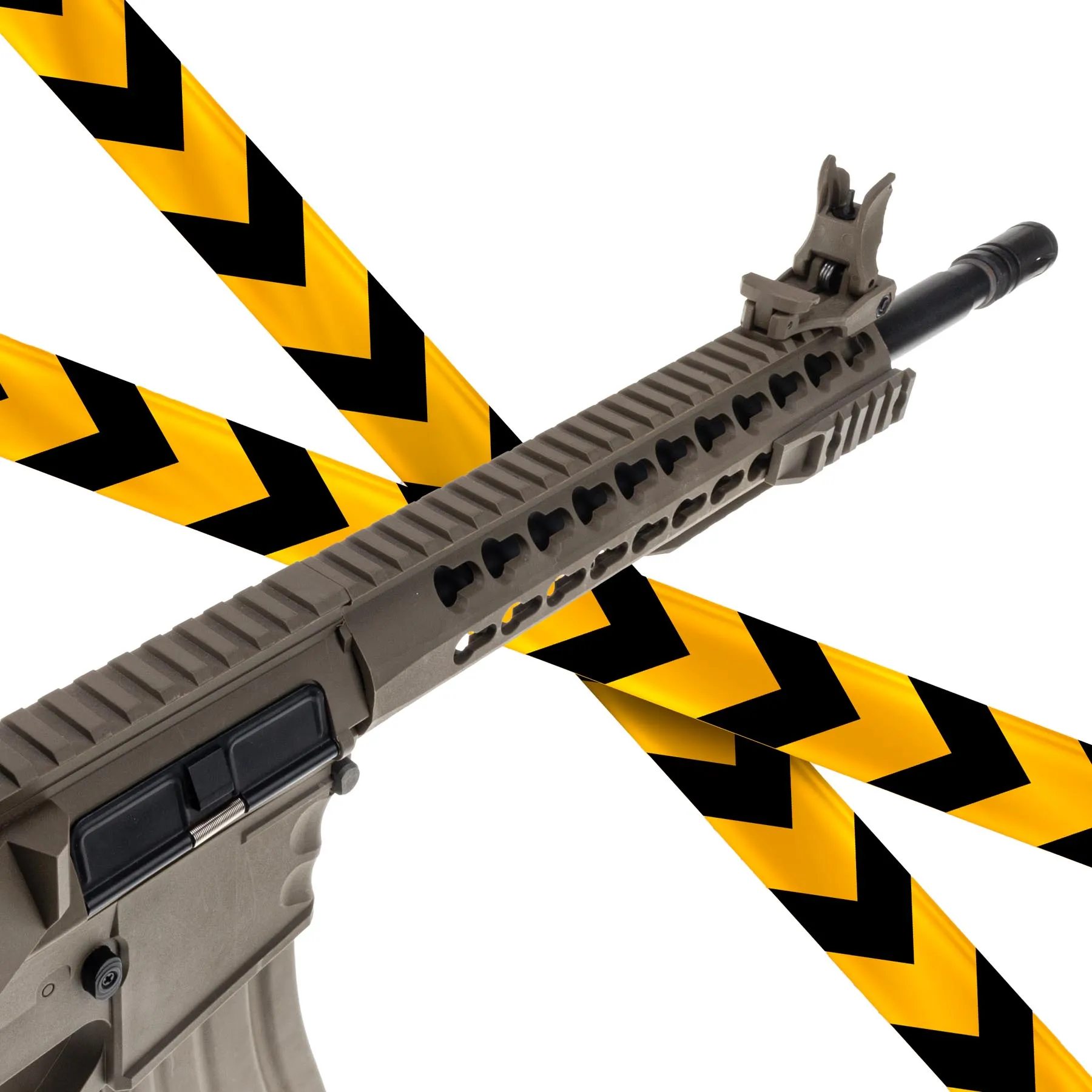 B-Ware M4 EVO Keymod ETU+Mosfet (S)AEG, Tan