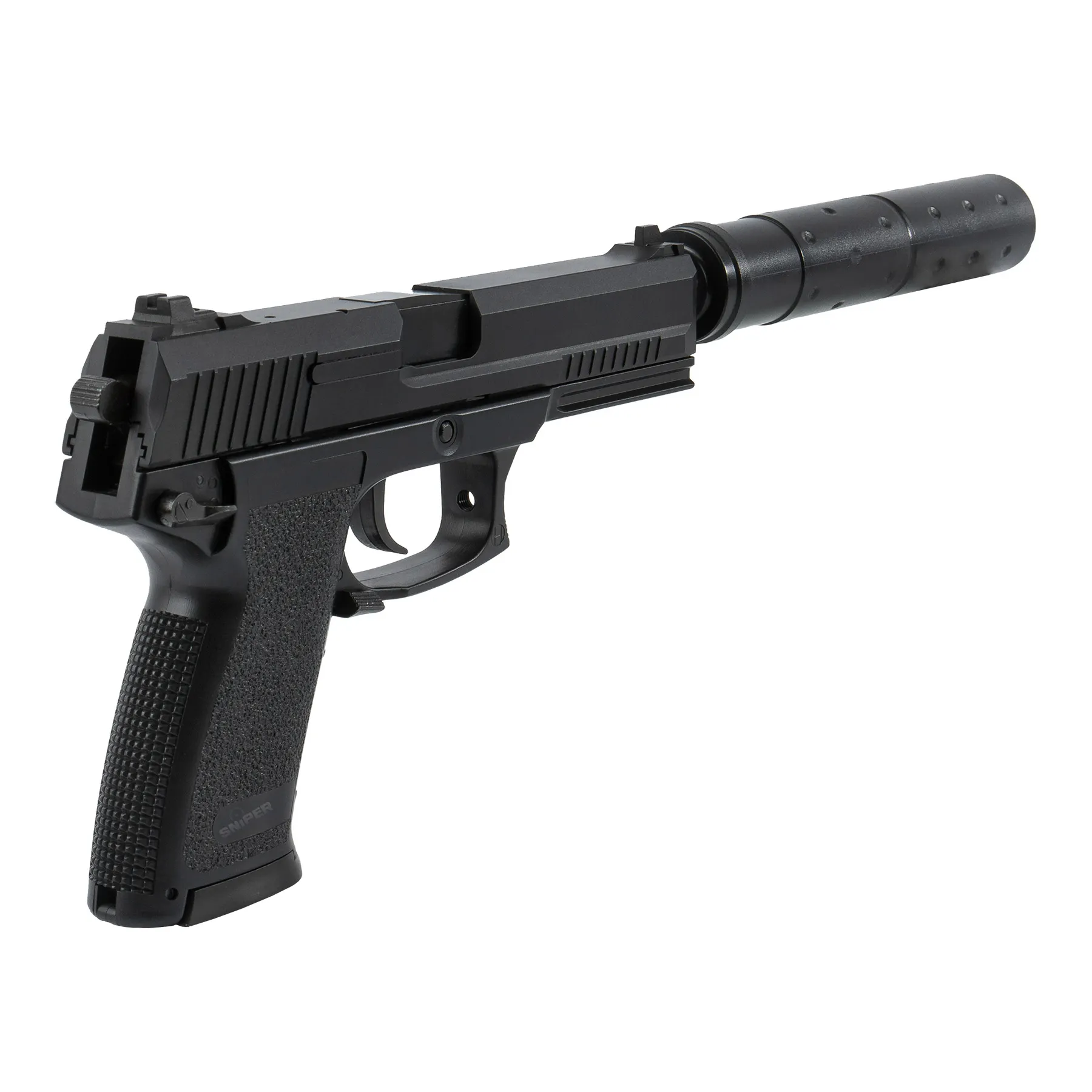 HFC MK23 Socom Special Gas Pistol, NBB, Black