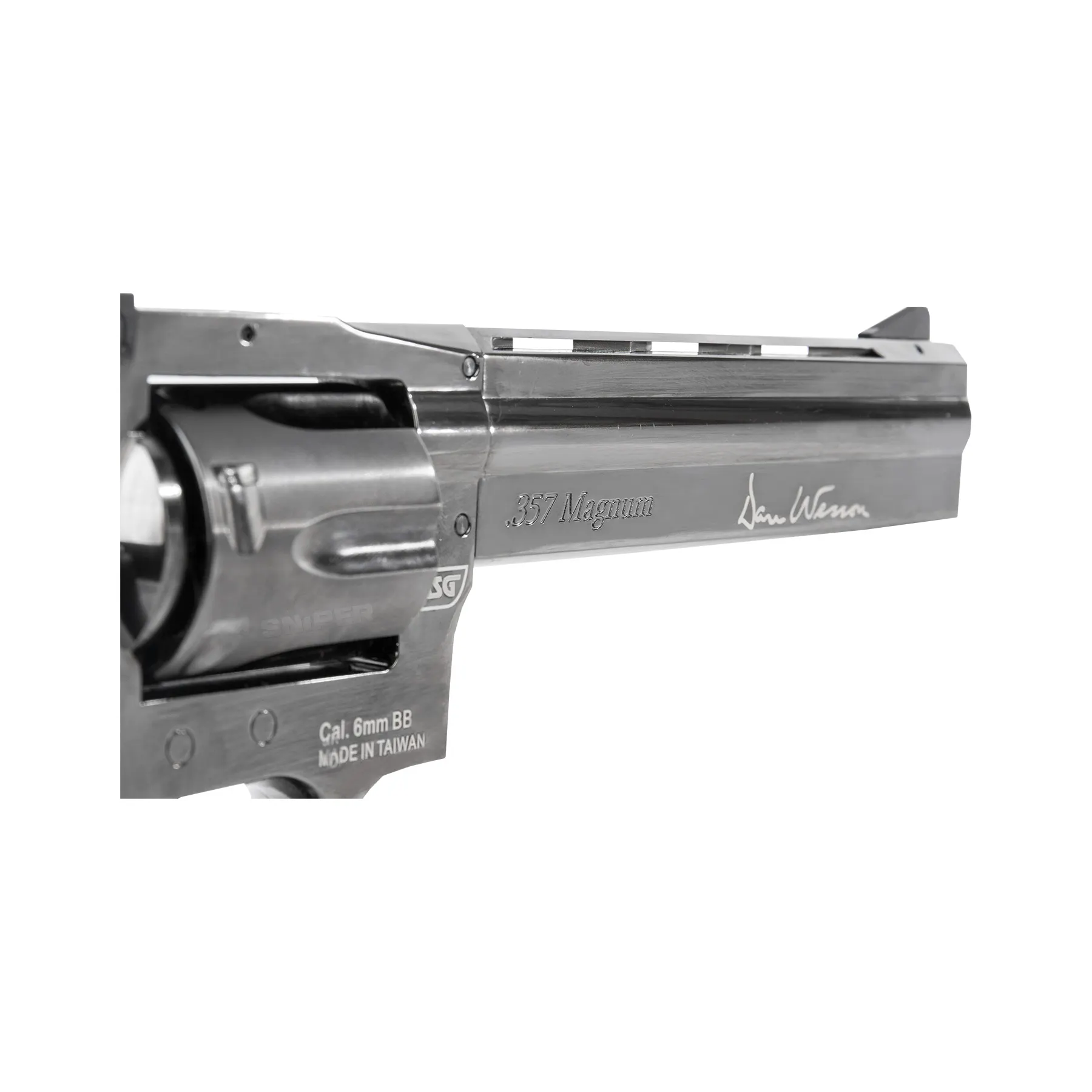 Revolver Dan Wesson 715 6" stahl grau CO²