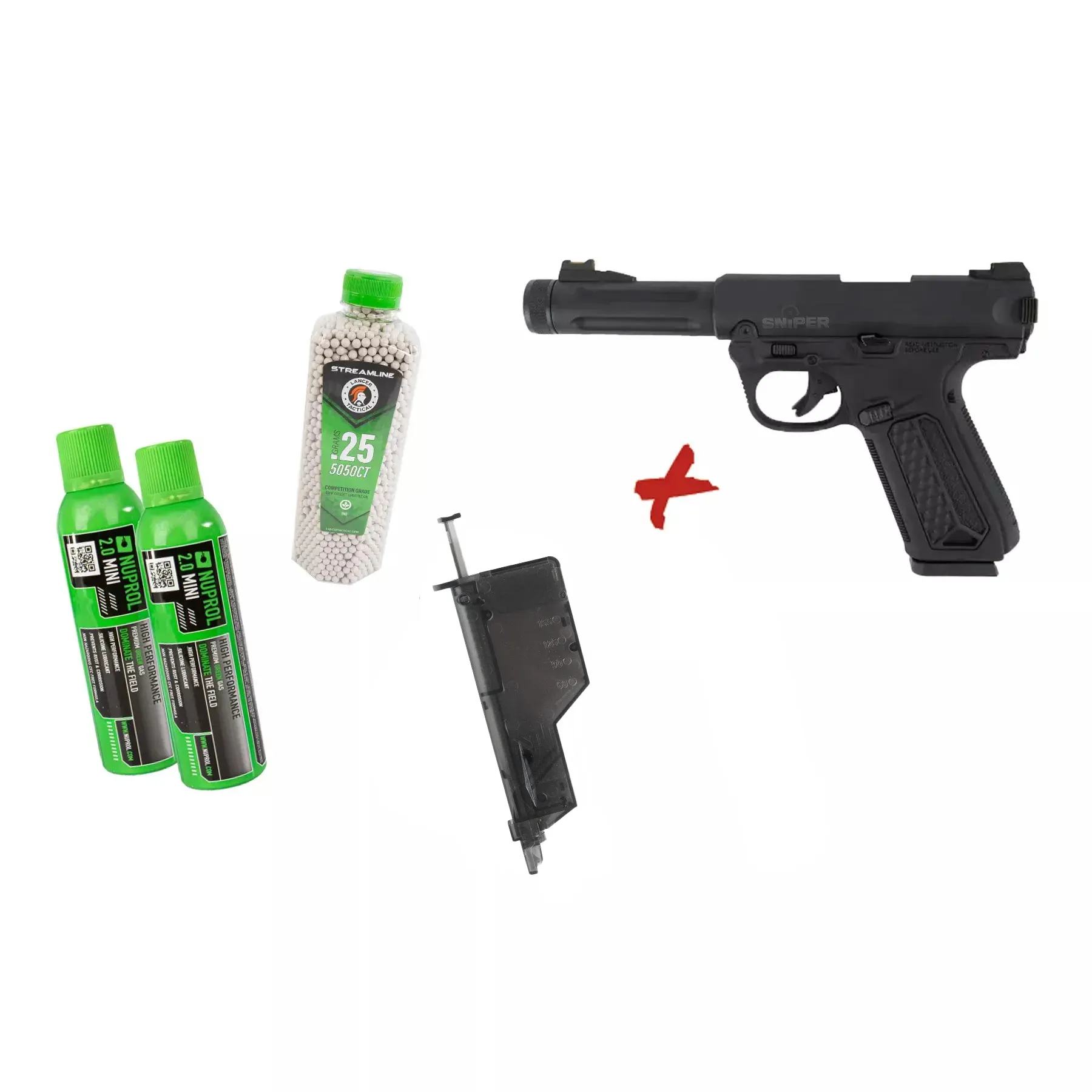 Bundle Deal #2 - Action Army AAP 01 Assasin GBB Softair Pistole