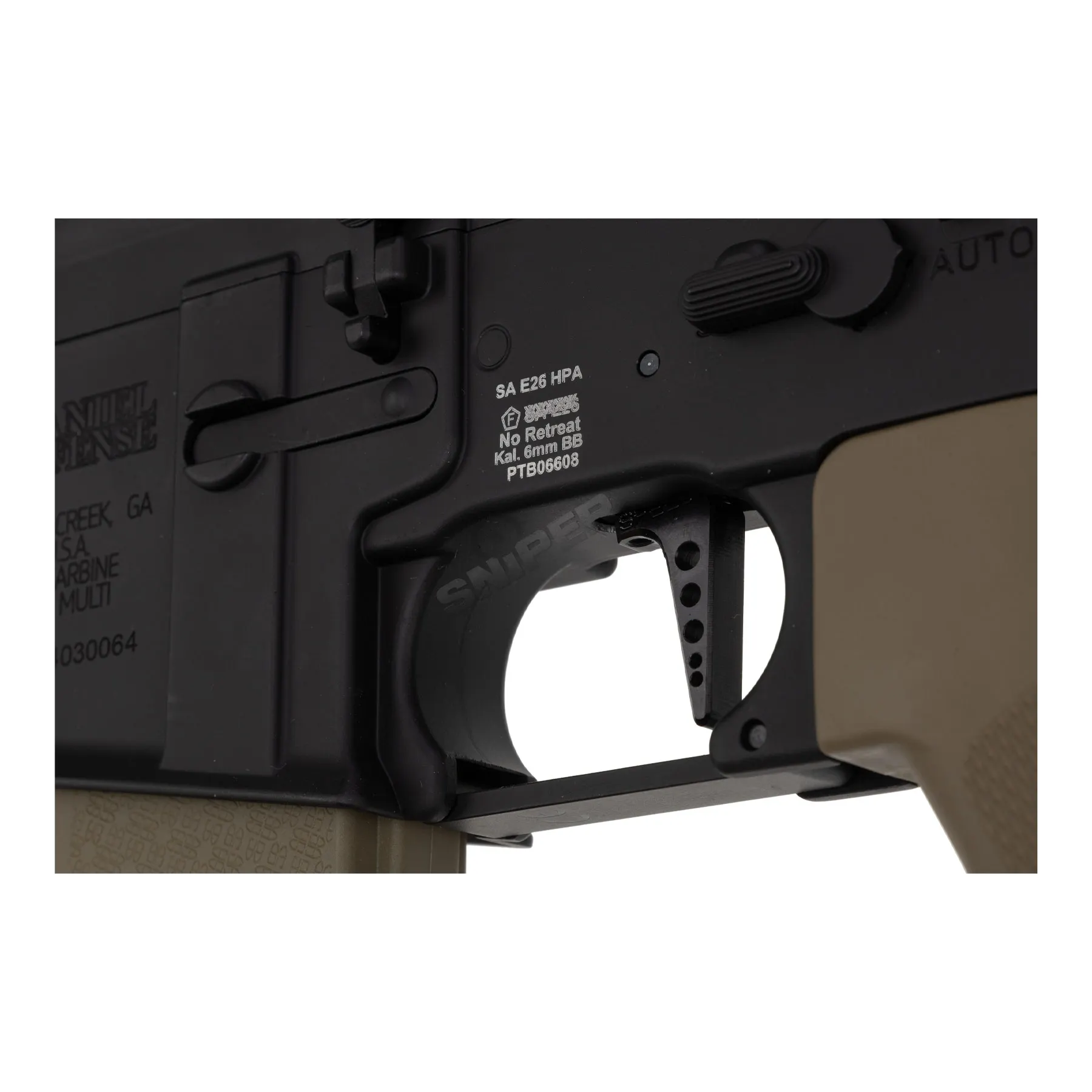 SAC X Wolverine SA-E26 DD MK18 HPA, Black