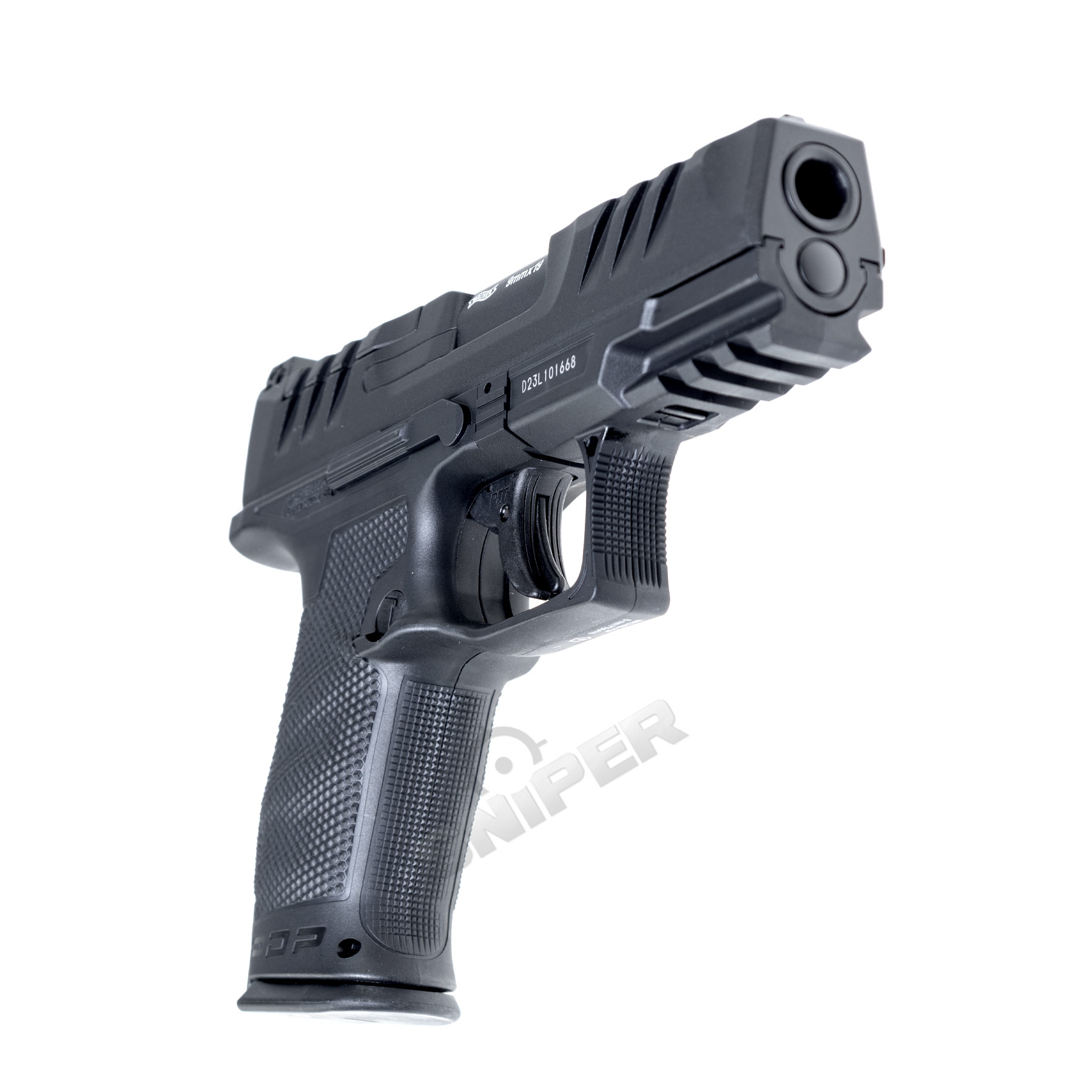 Walther PDP Compact 4" w/ Red Dot Visier NBB Co2 Softair Pistole, Black