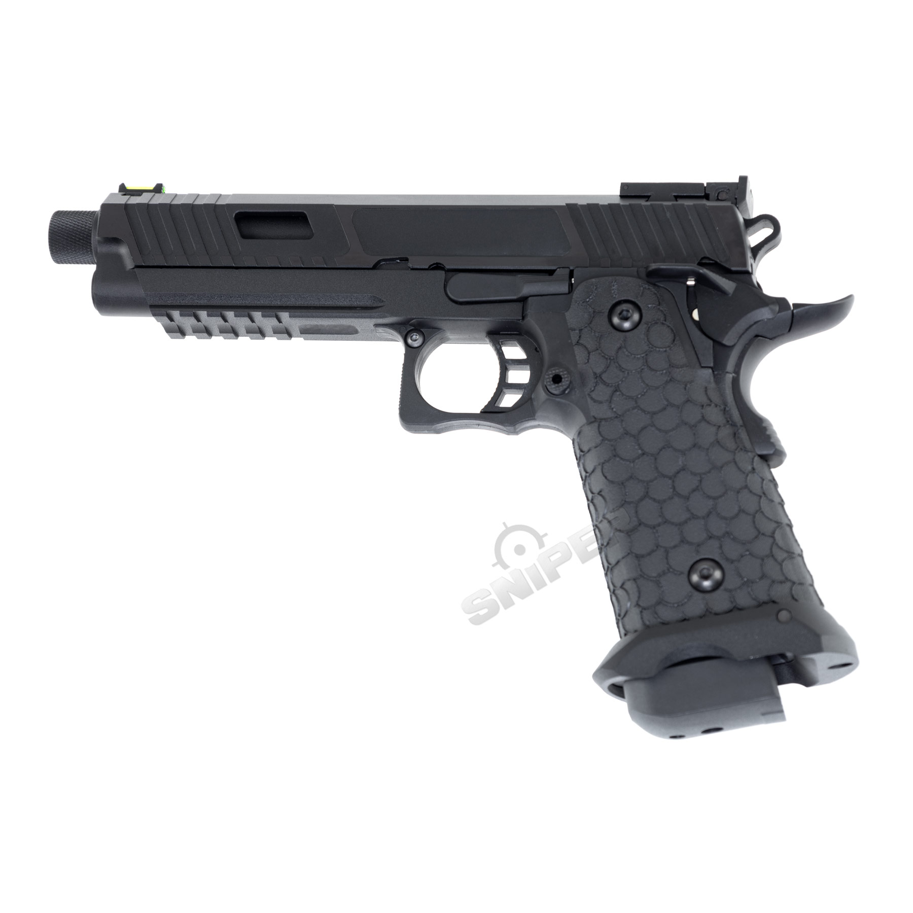 Bundle Deal #1 - Reapo BABA YAGA Dark Side Hi-Capa Softair Pistole, CO2 und Gas