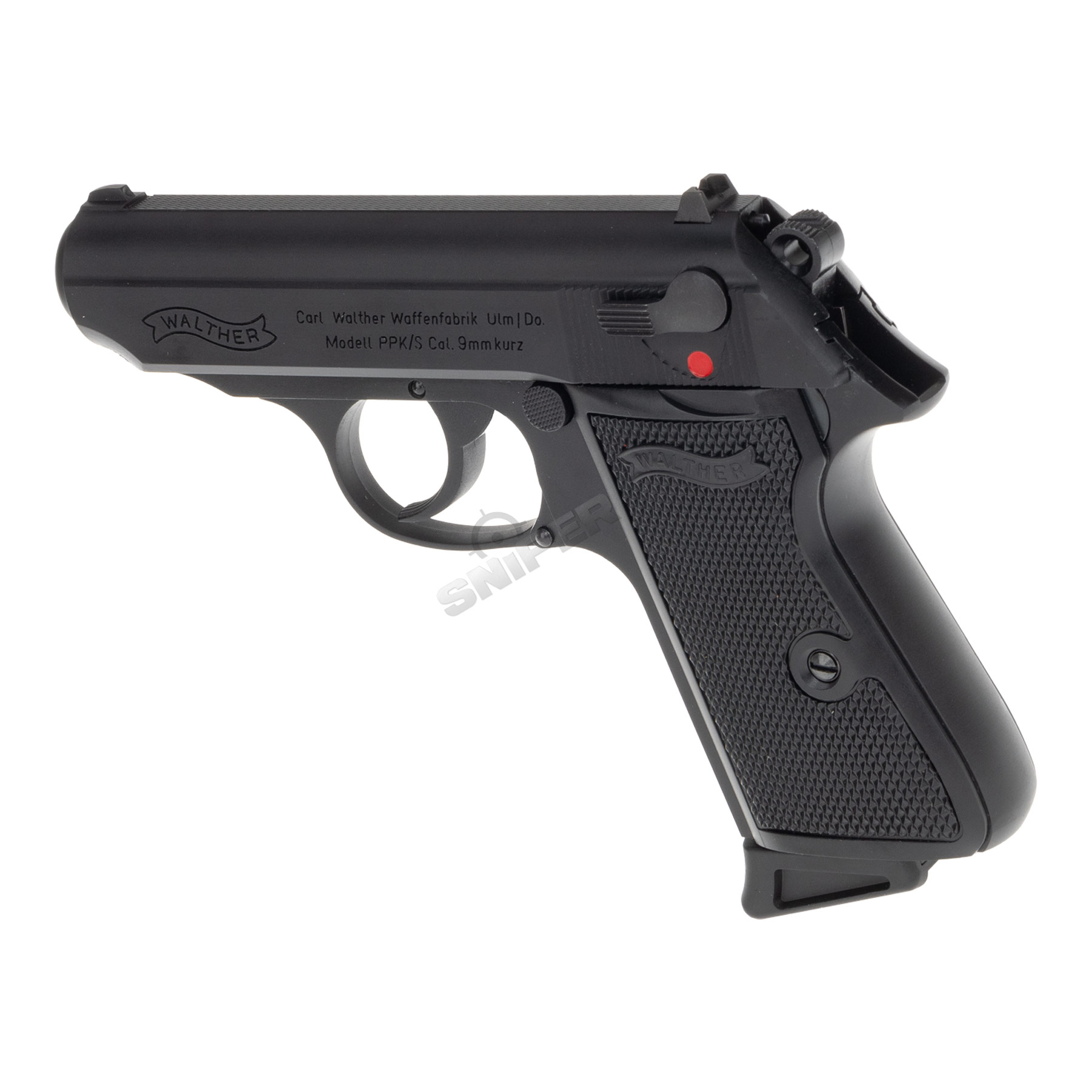 Walther PPK/S Kit GBB Softair Pistole, Black