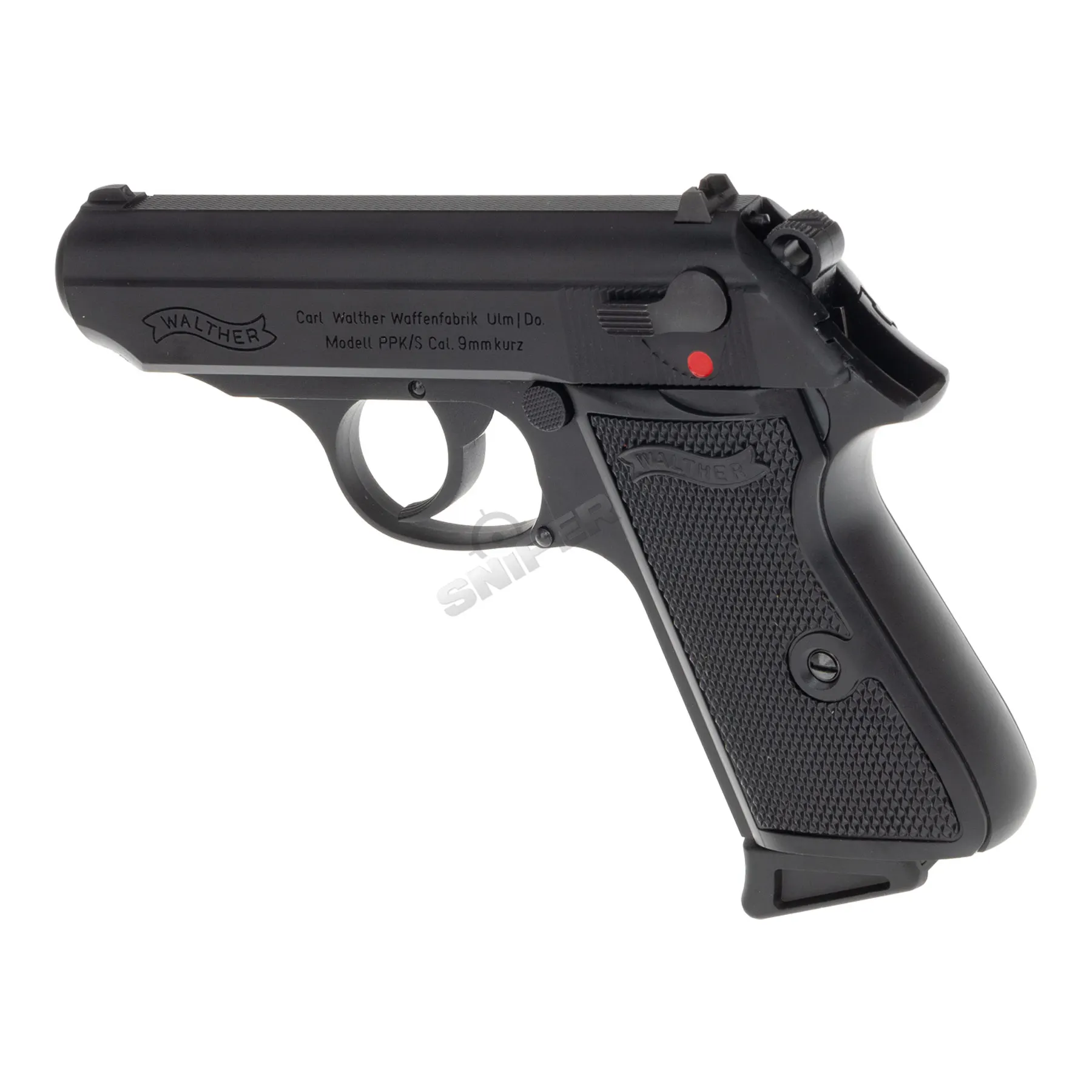Walther PPK/S GBB Softair Pistole, Black Walther PPK/S Kit GBB Softair Pistole, Black