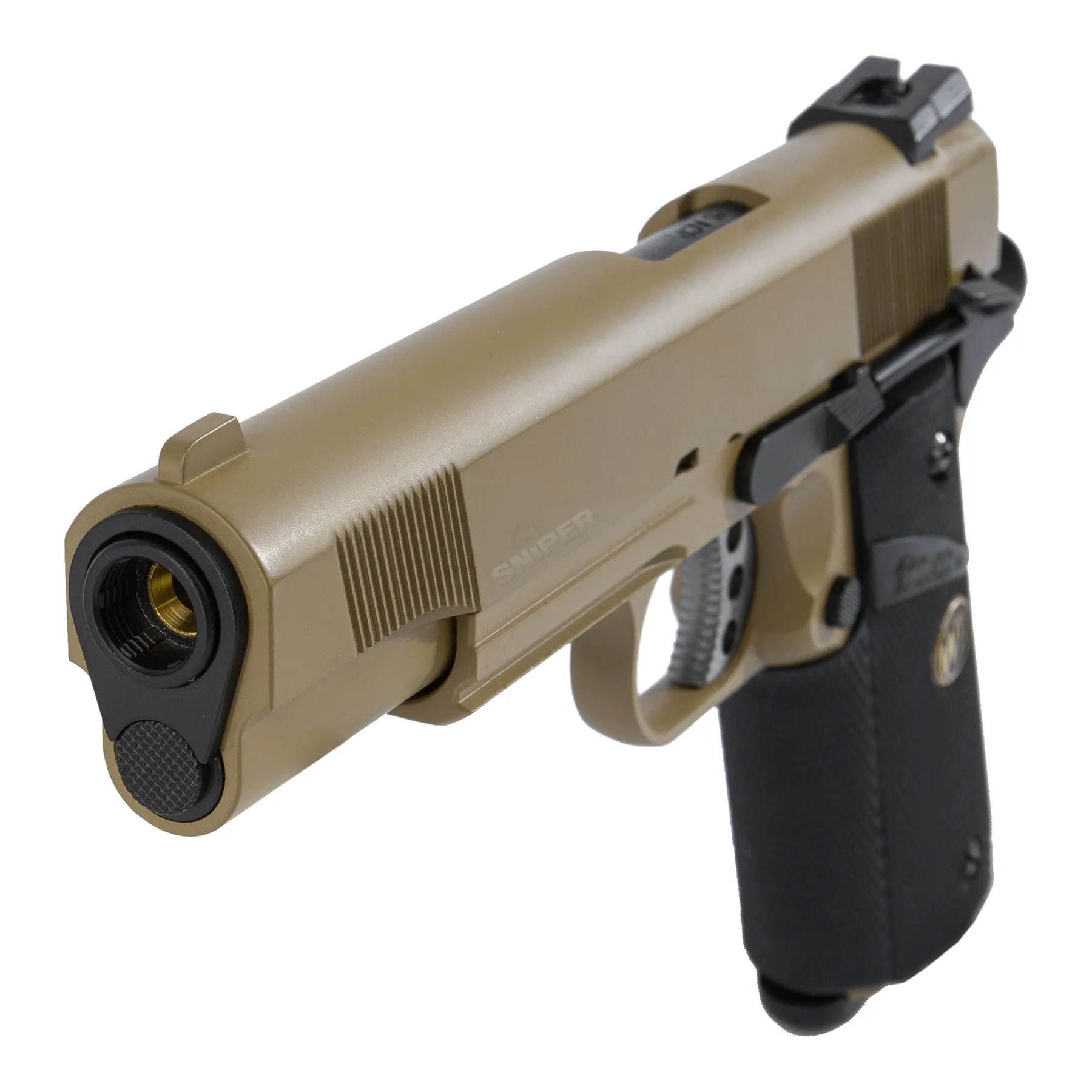 WE M1911 MEU Tactical Full Metal Desert GBB Softair