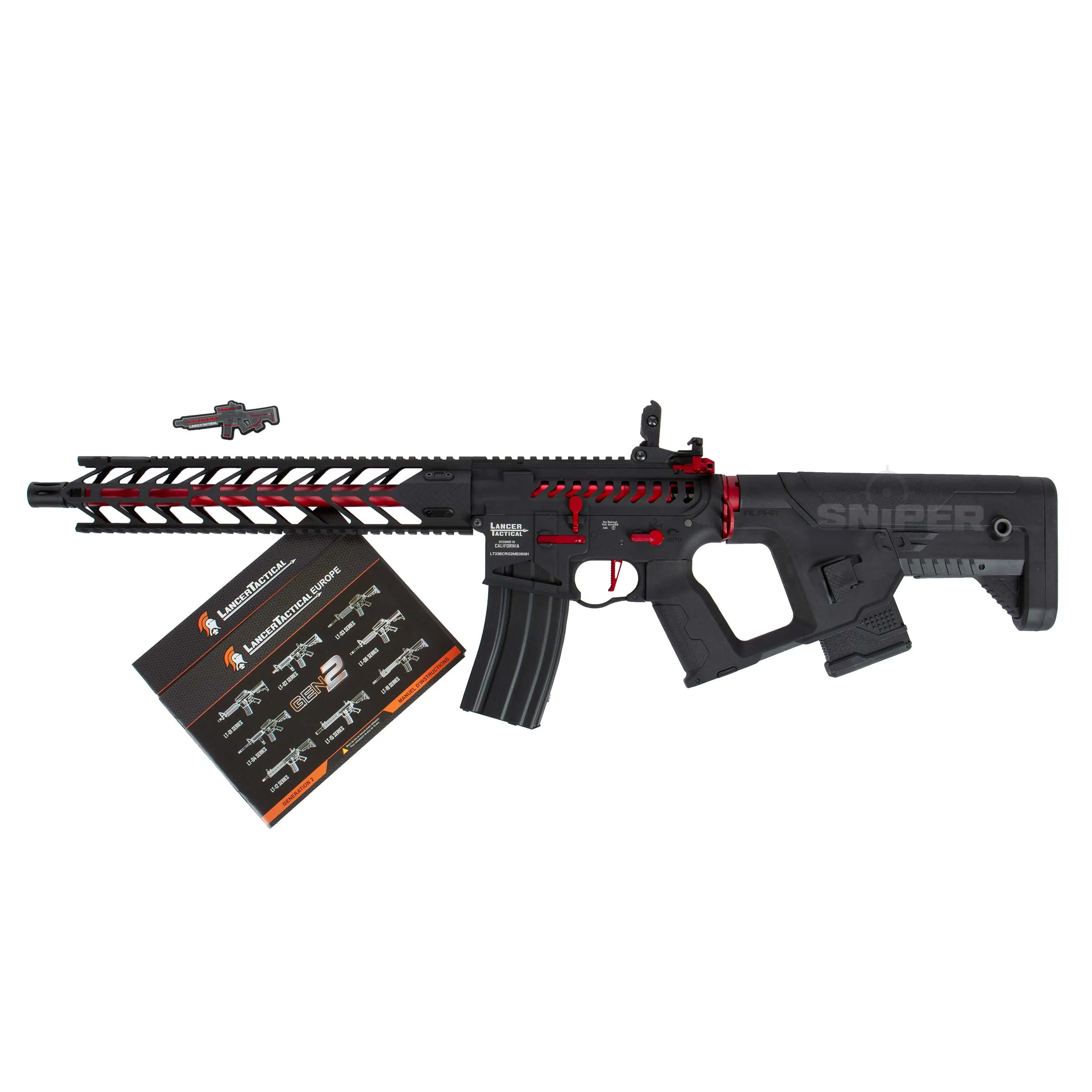 Enforcer NightWing Skeleton (S)AEG, Red