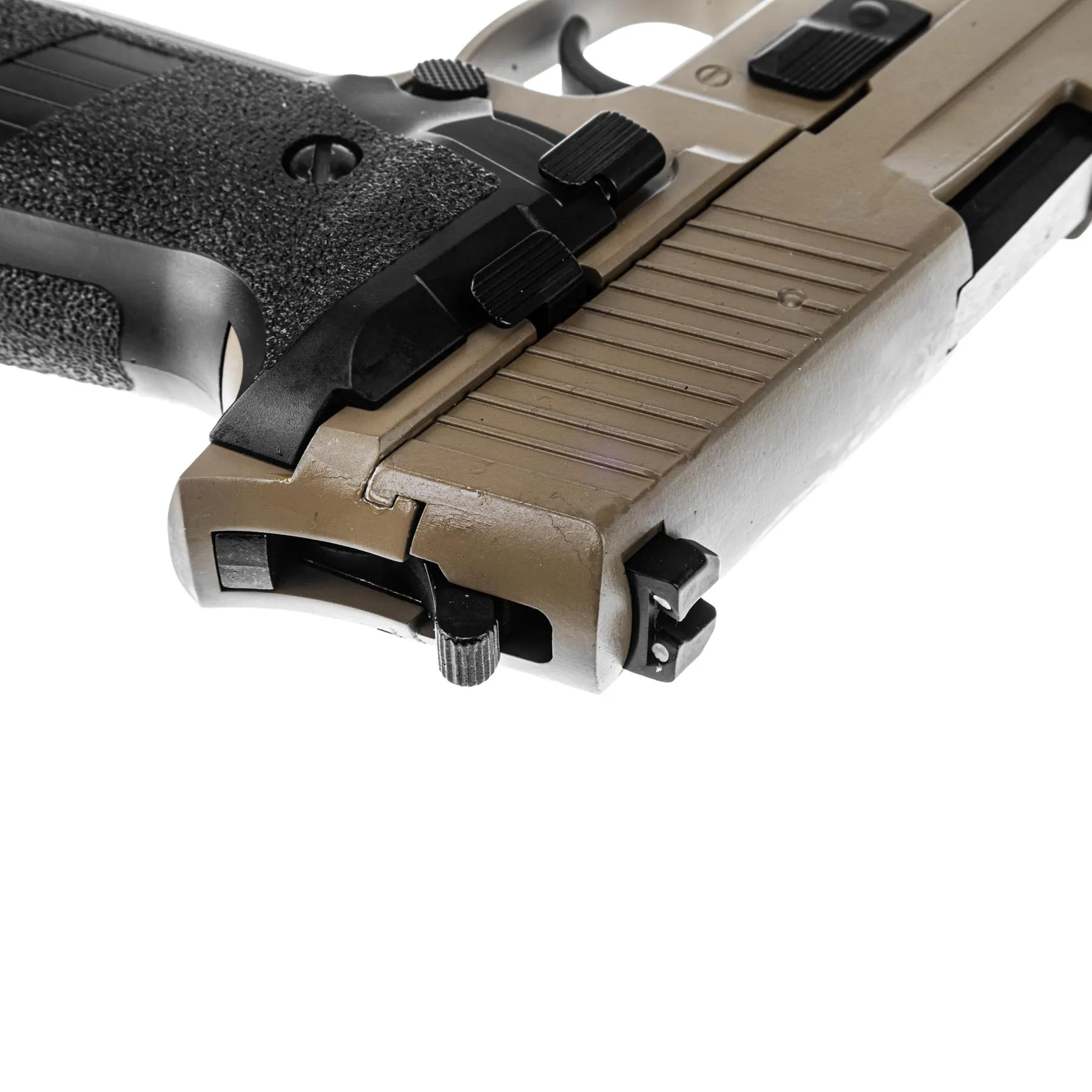 WE Seal Team 6 Tactical GBB Airsoft Pistole, Tan