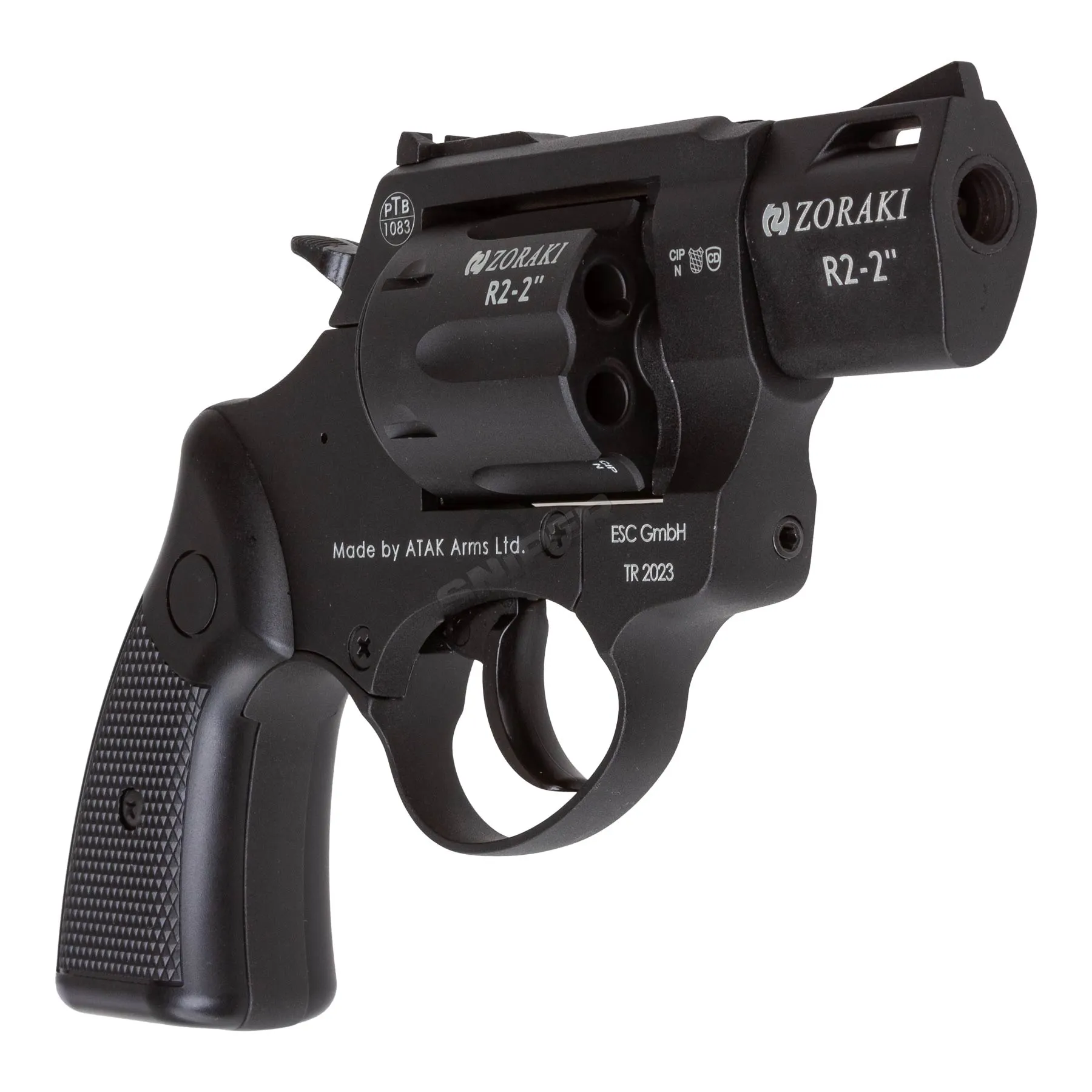 Zoraki R2 9mm P.A.K. Schreckschussrevolver, Black