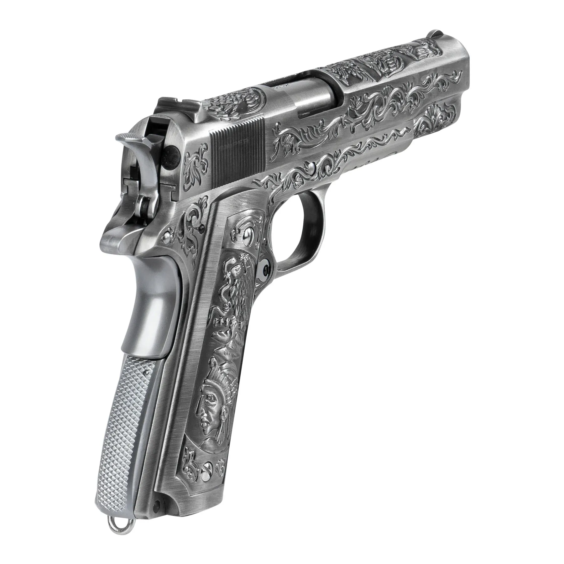 WE M1911 Ornament Full Metal Silver GBB Softair