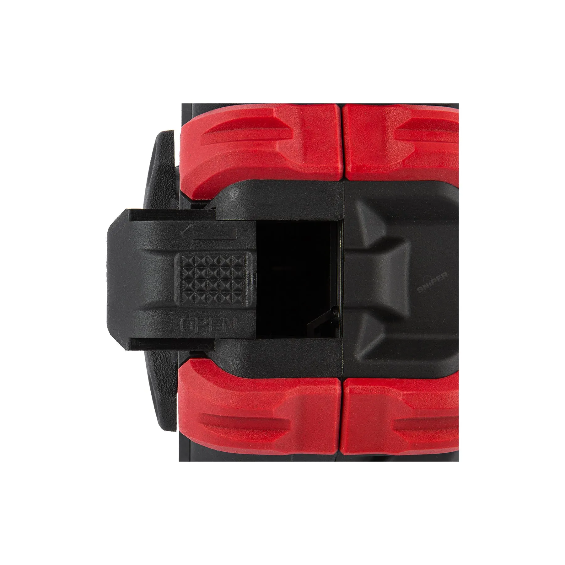 Hi Capa Drum Mag GBB, 350rds., black / red Hi Capa Drum Mag GBB, 350rds., black / red