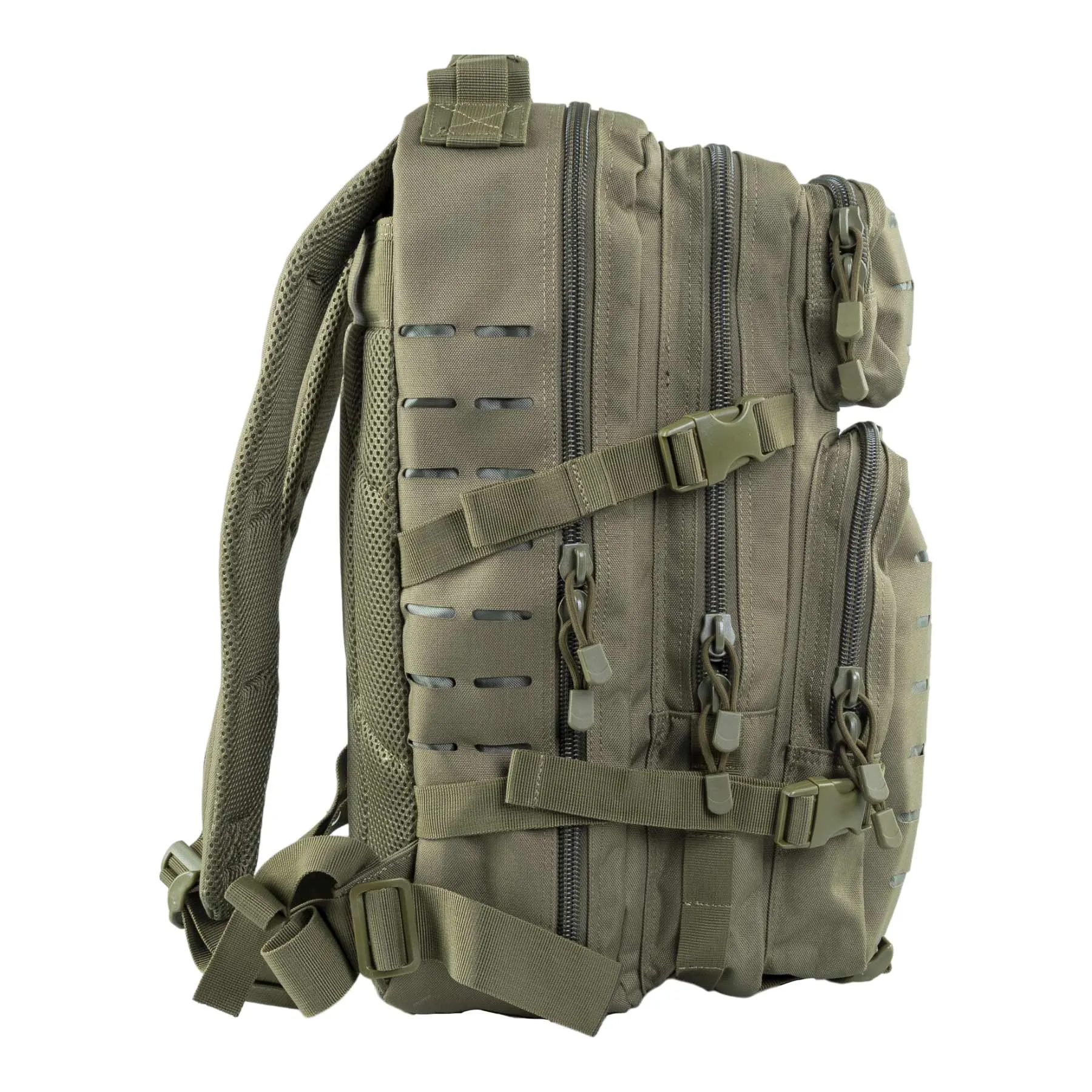 Assault Laser Cut Backpack, Olive