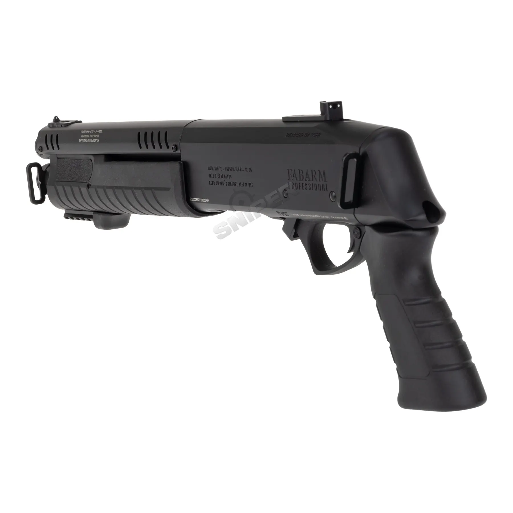 Fabarm STF12 Short Initial 11" Gas Pumpgun, Black
