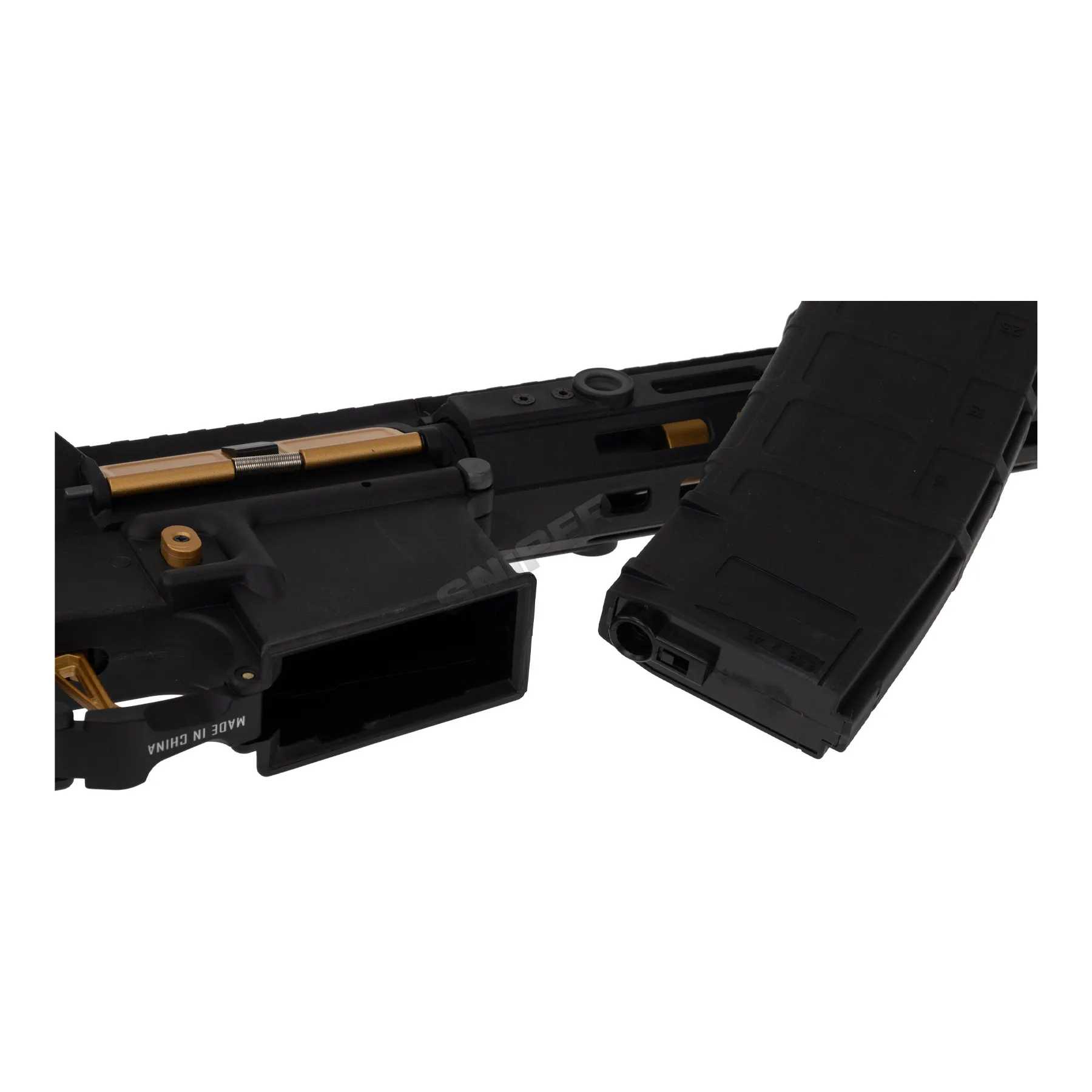 Einsteiger Set #3 - Lancer LT-34 Hellion w/ Nebula ETU (S)AEG, Black/Gold