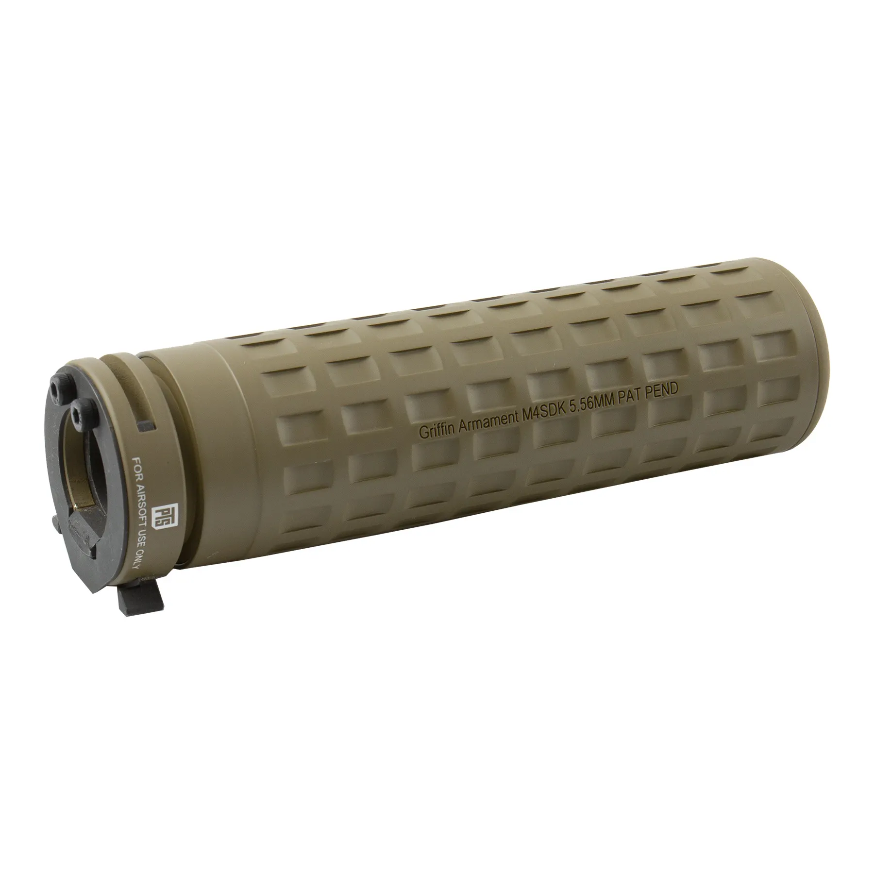 PTS Griffin M4SD-K Mock Suppressor, Dark Earth