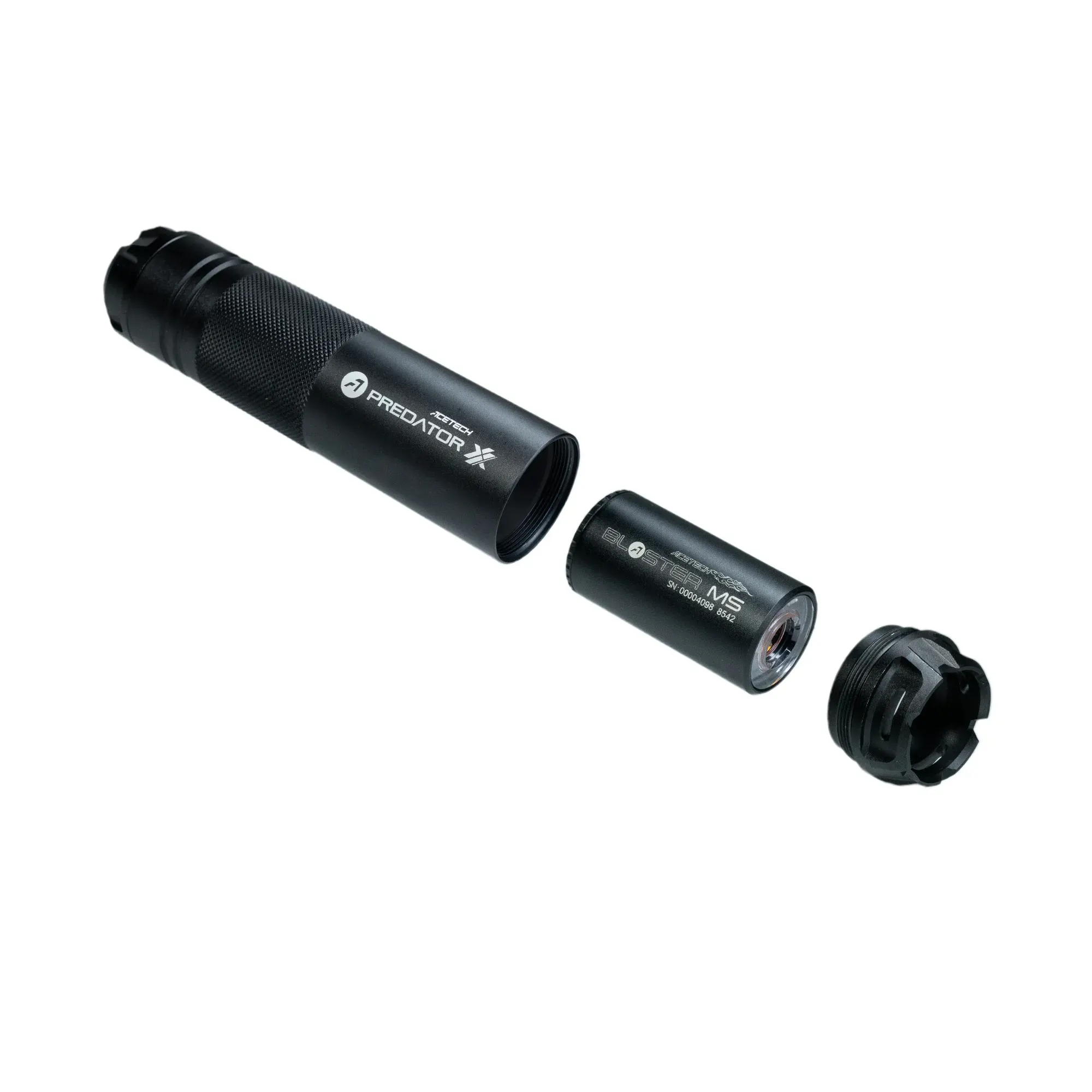 AceTech Predator XX Tracer Unit w/ Blaster MS, Black