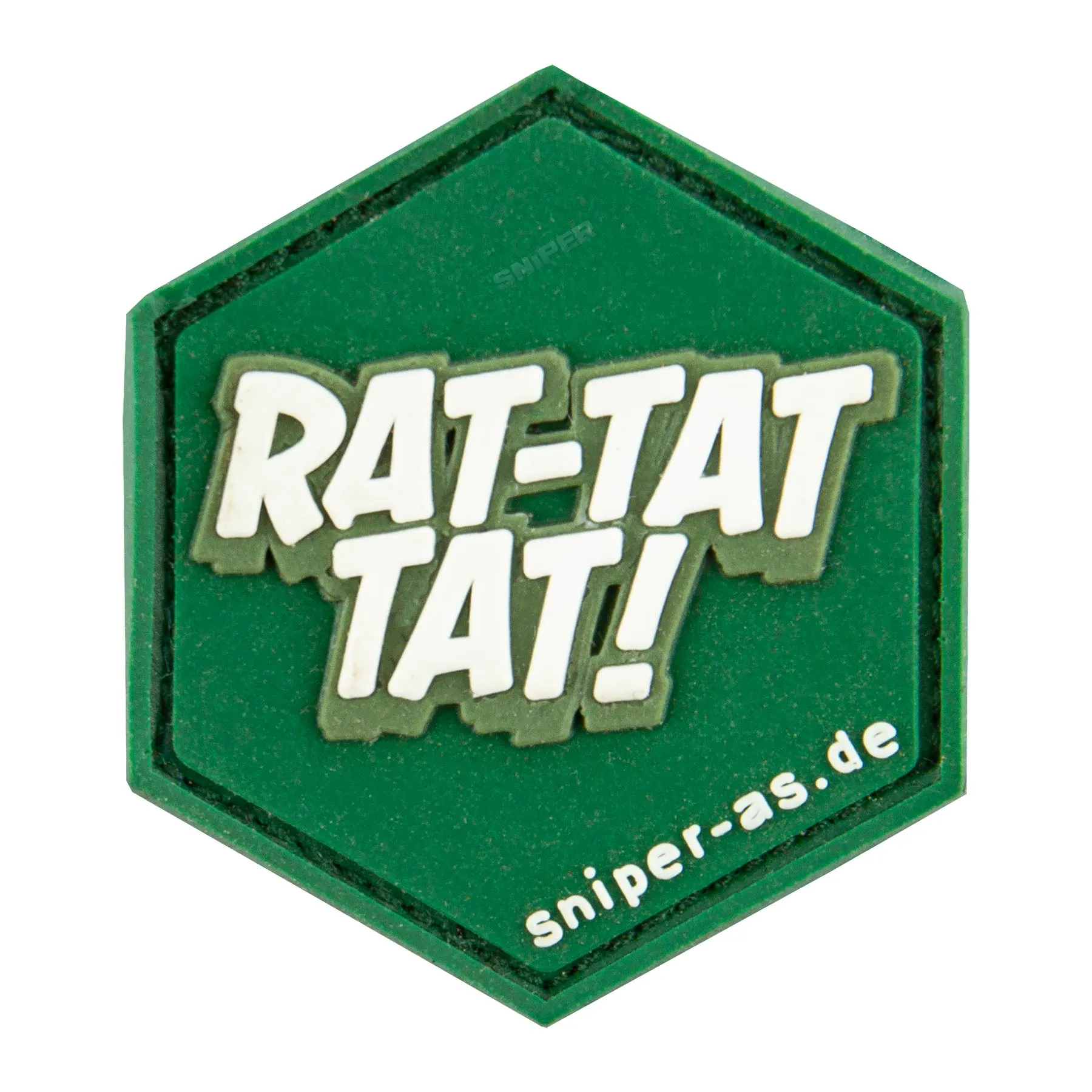 RAT TAT TAT 3D Rubber Patch RAT TAT TAT 3D Rubber Patch