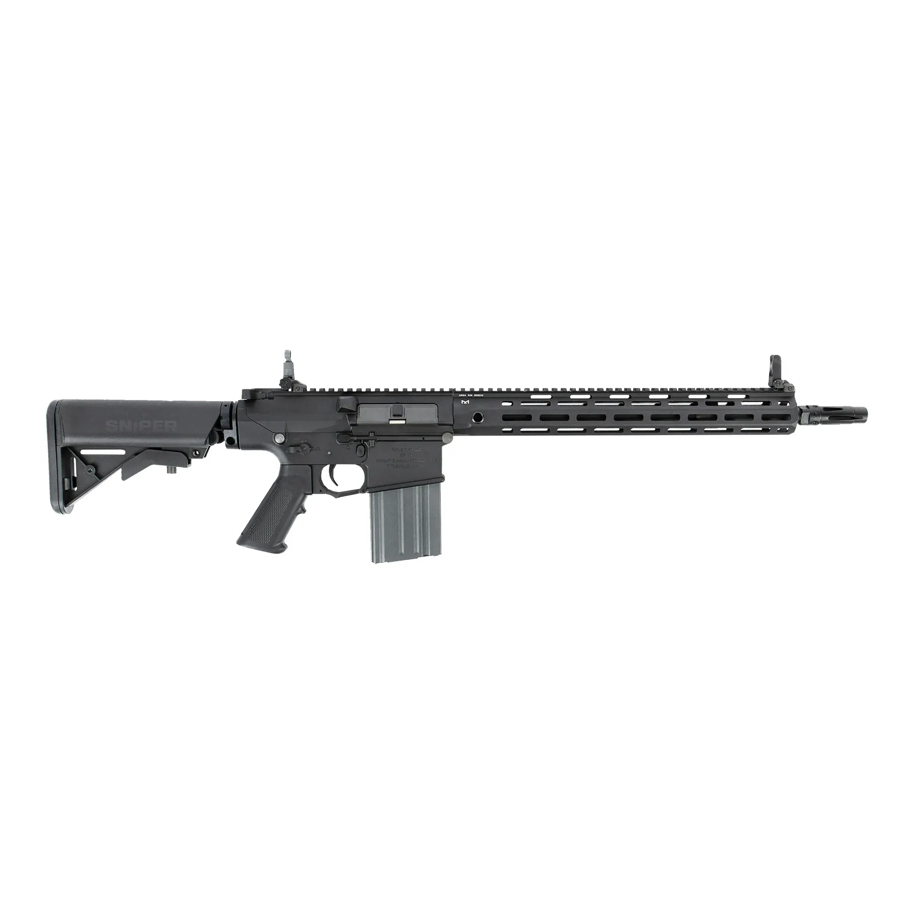 Knights Armament SR25 E2 APC M-LOK Black, (S)AEG Knights Armament SR25 E2 APC M-LOK Black, (S)AEG
