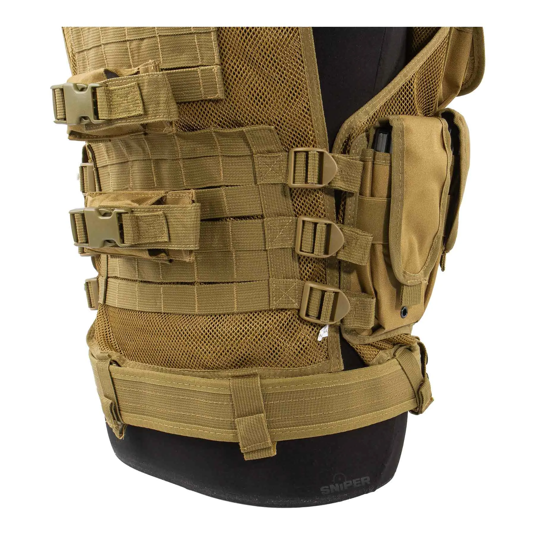 Tactical Mesh Vest, Tan