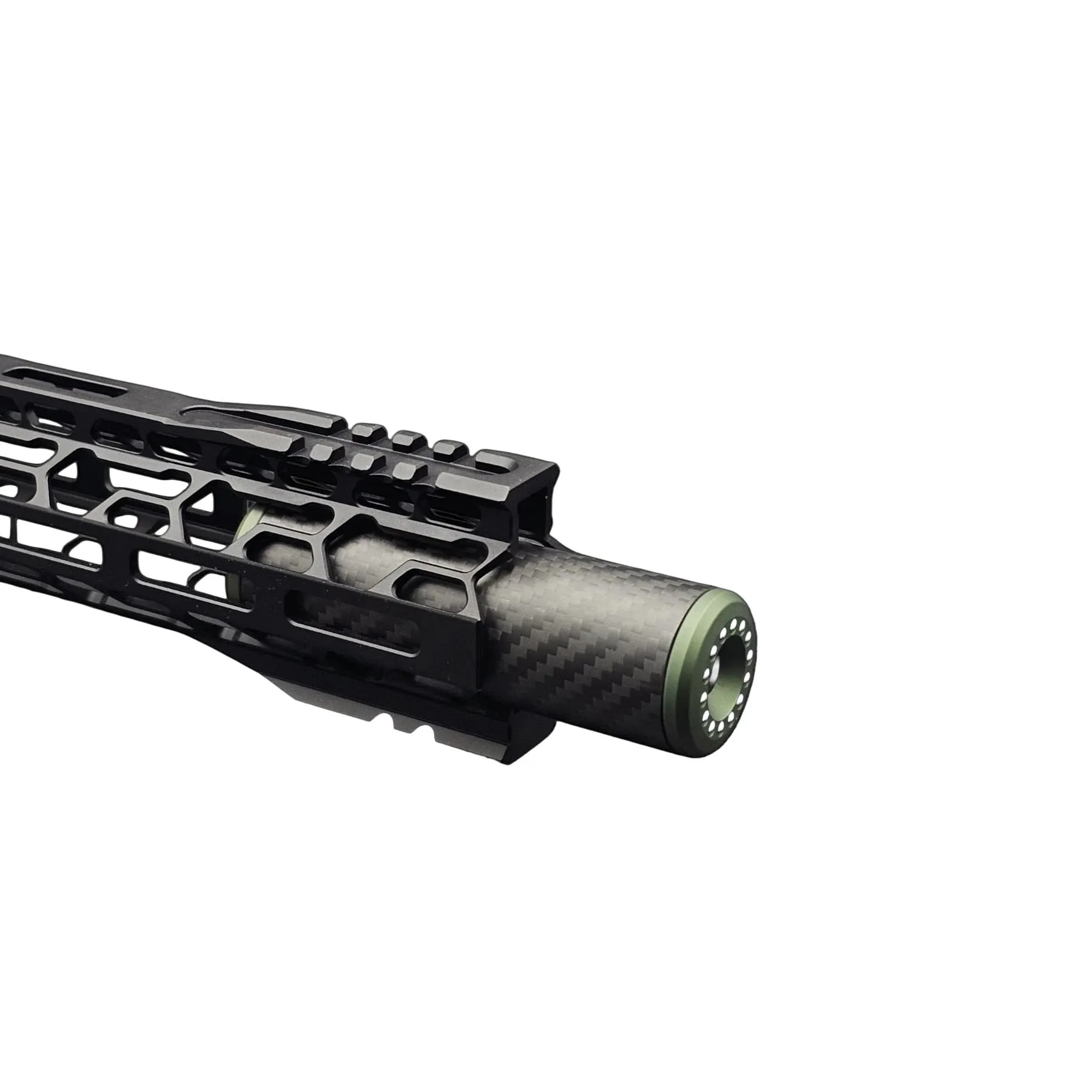 SAC Carbon-CNC Airsoft supressor 10cm 32mm , Olive