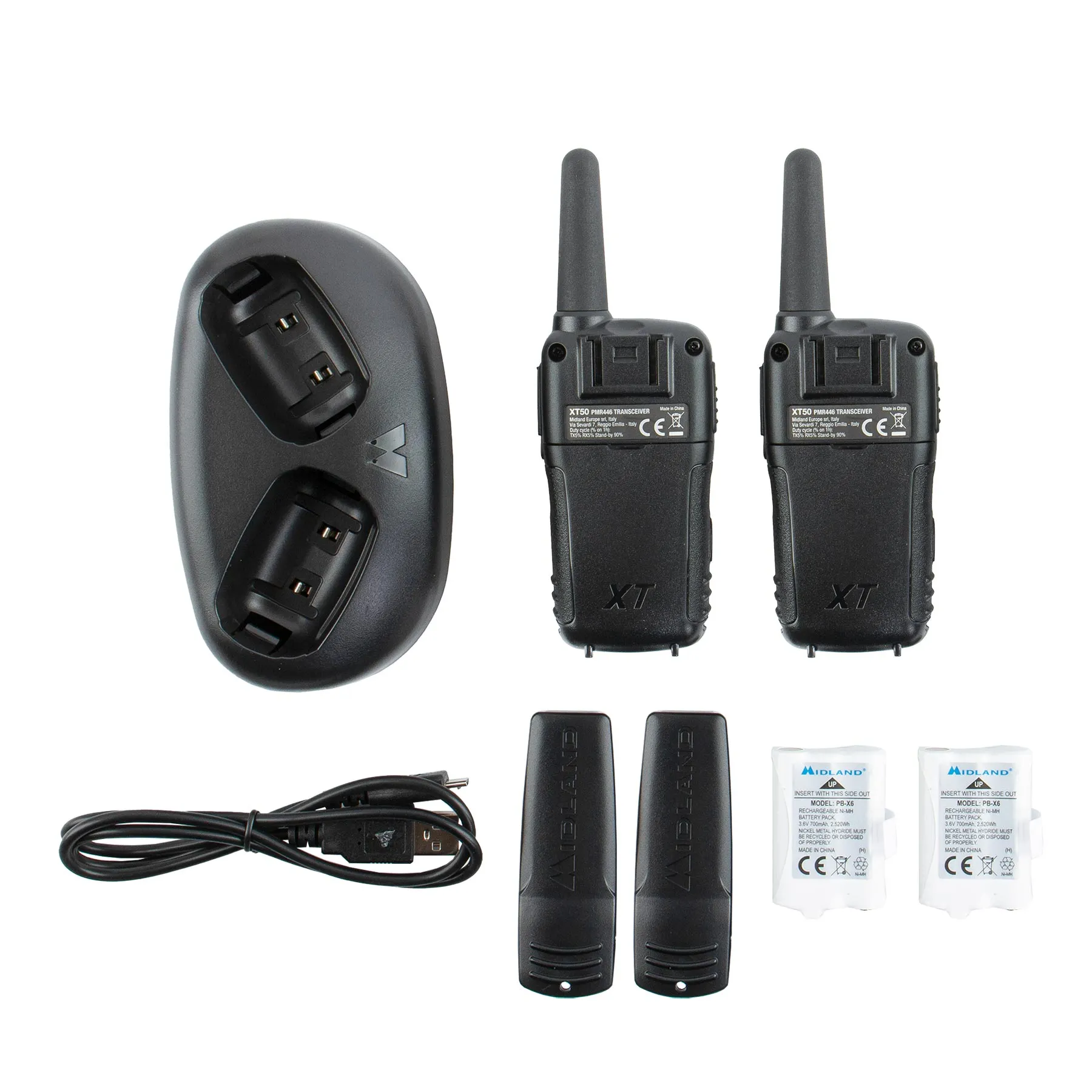 Midland Walkie Talkie XT50, PMR 2er-Set Midland Walkie Talkie XT50, PMR 2er-Set