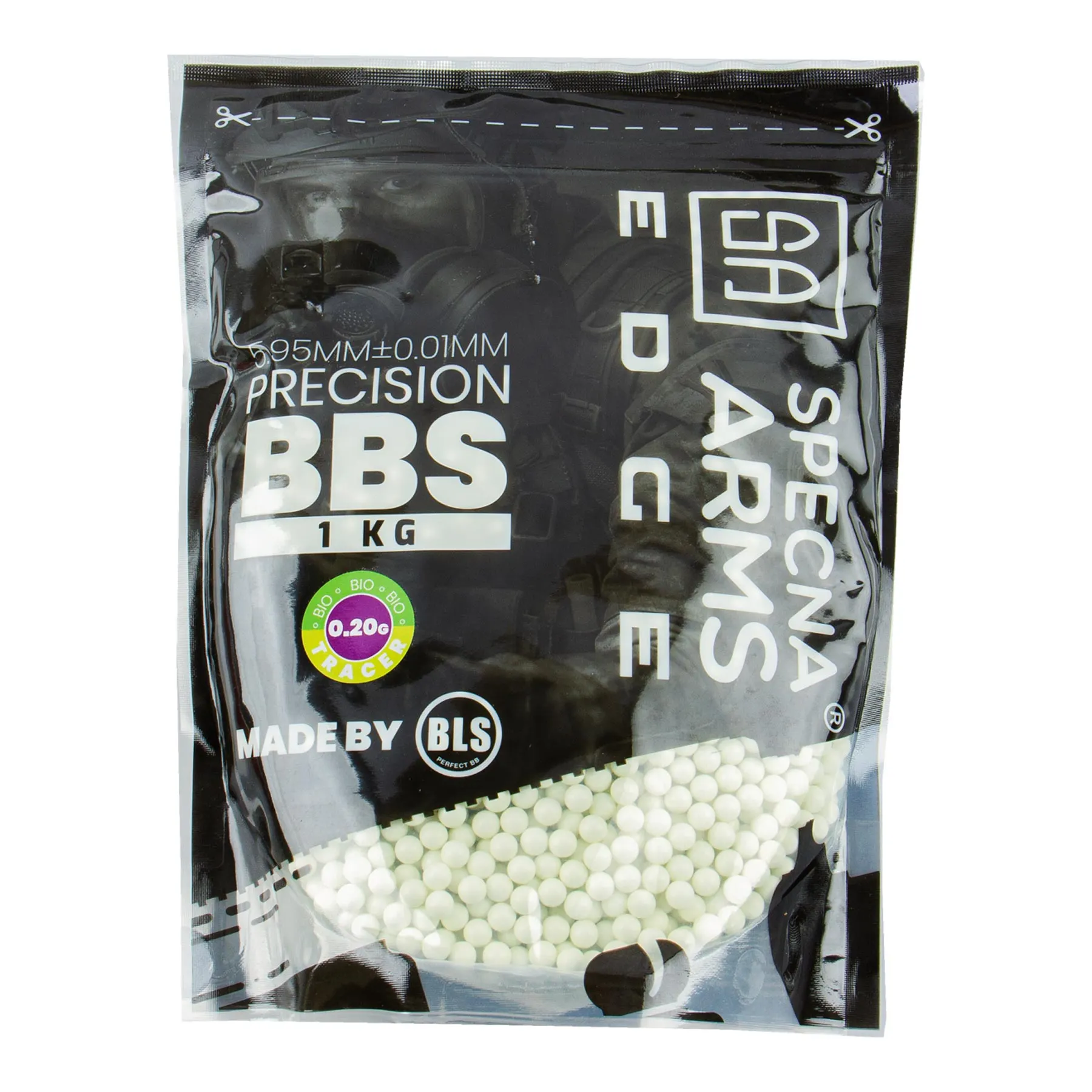 Specna Arms Edge 0,20g Tracer Bio BBs Grün, 1kg
