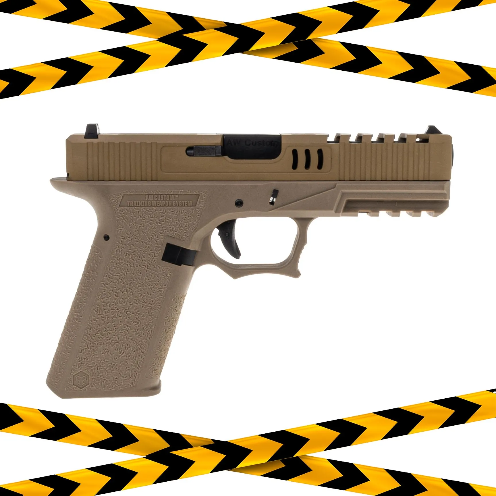 B-Ware AW Custom VX7 Mod.2 GBB Softair Pistole, FDE