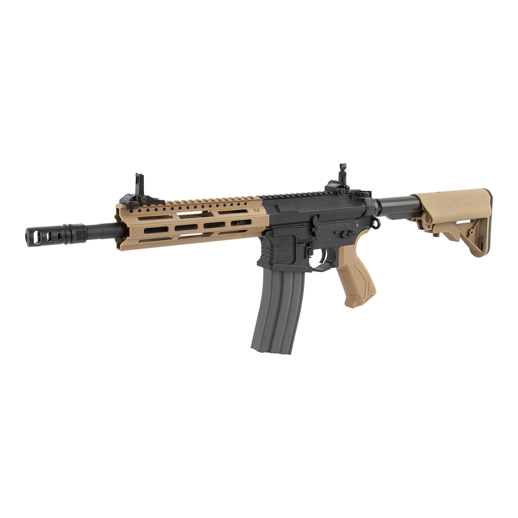 CM16 Raider 2.0 Tan, < 0,5Joule AEG