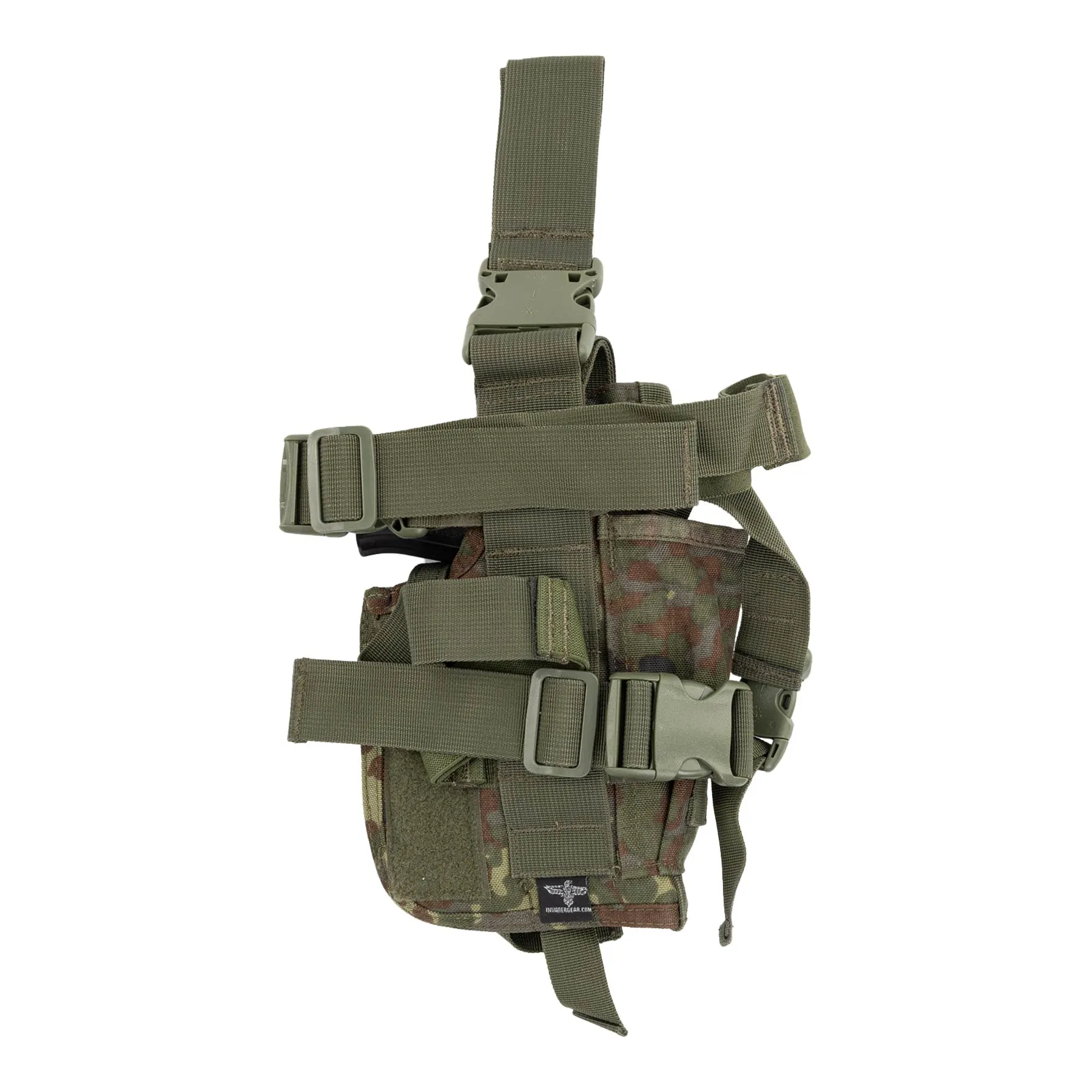 Invader Gear SOF Holster, Links, Flecktarn