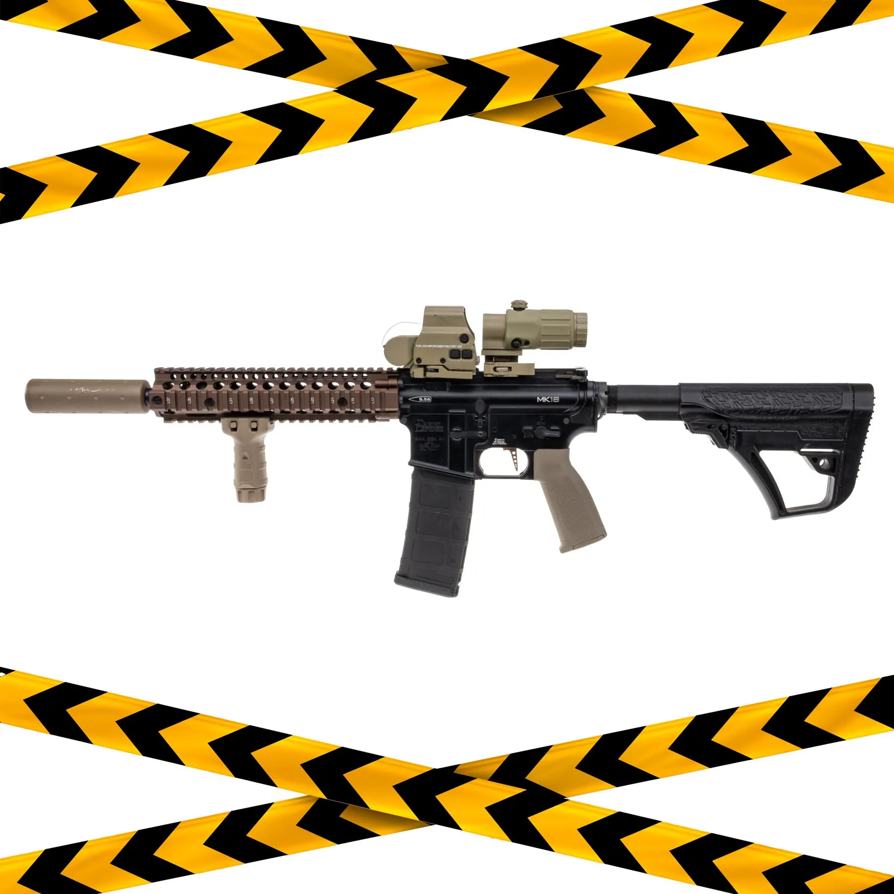 B-Ware SAC Custom Daniel Defense MK18, (S)AEG