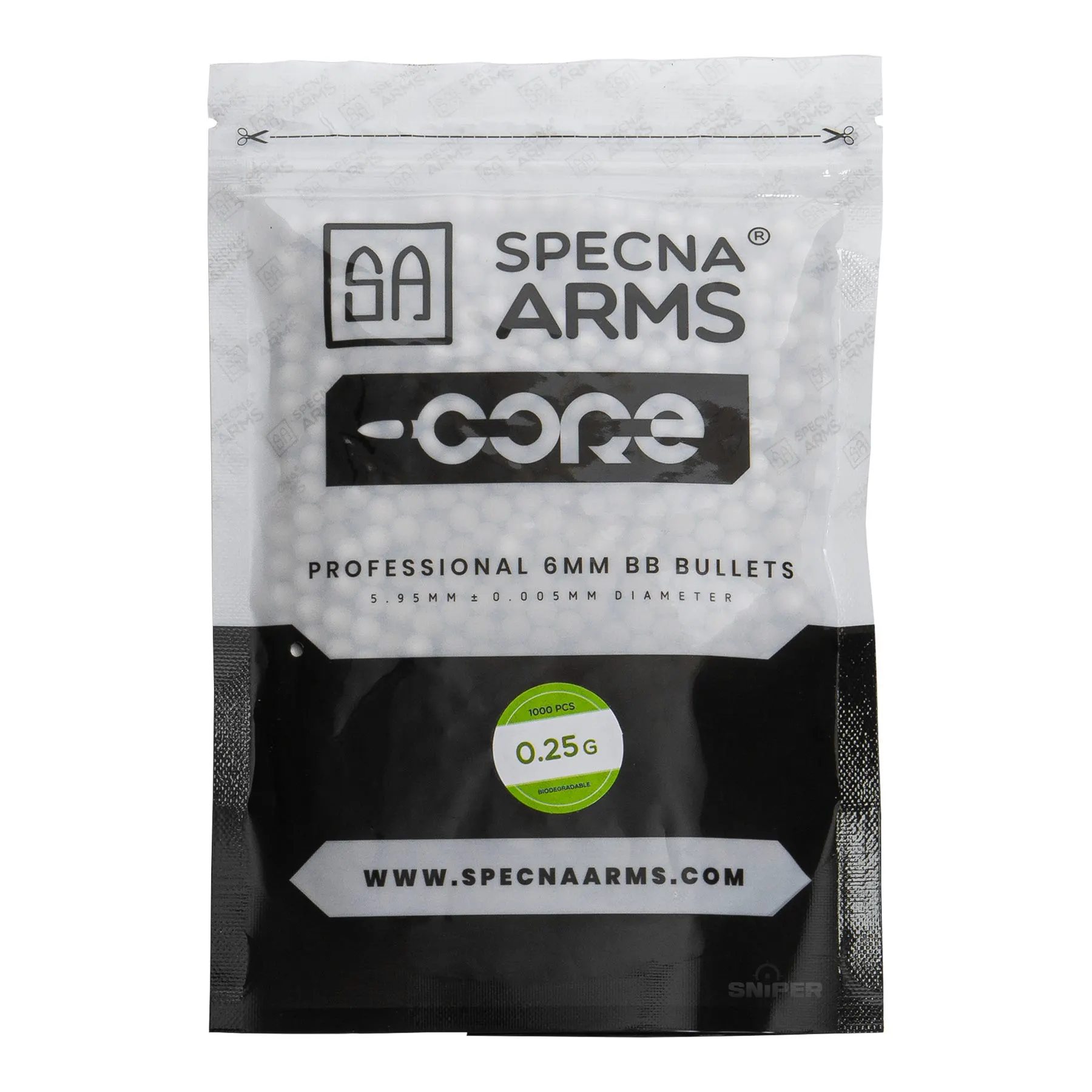 Specna Arms Core 0,25g Bio BBs, 1000rds Beutel