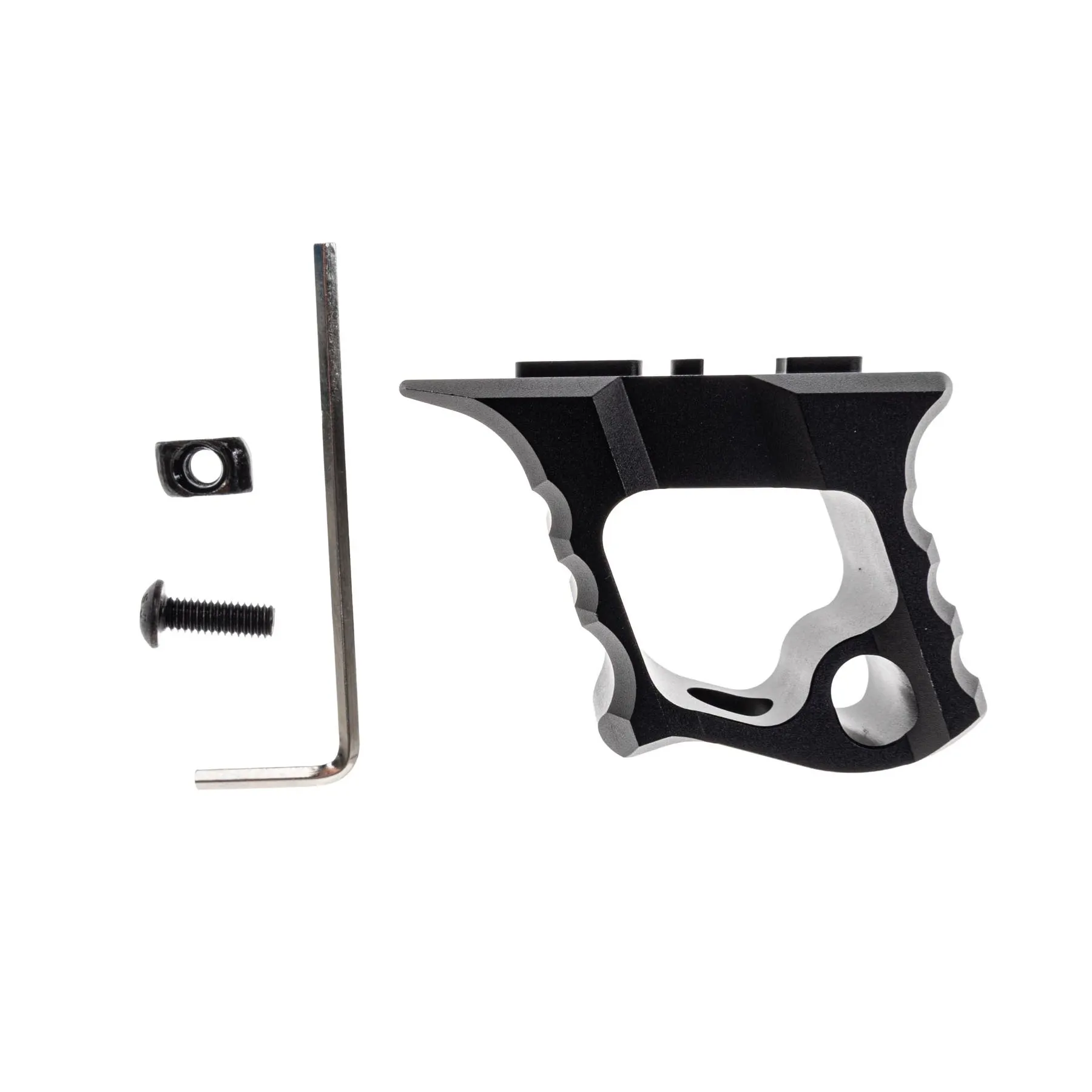 Reapo TD Halo AR-15 Hand Stop For KeyMod & M-LOK, Black