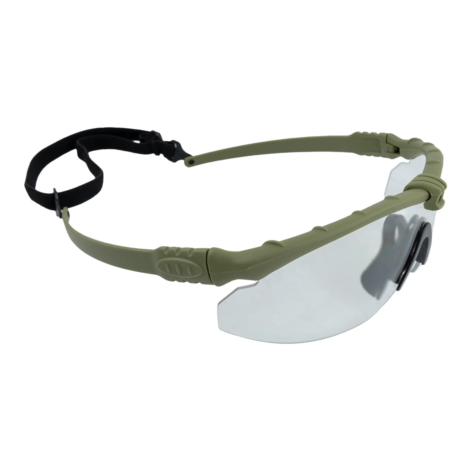 NP Battle Pro´s Schutzbrille Green, Clear Lense