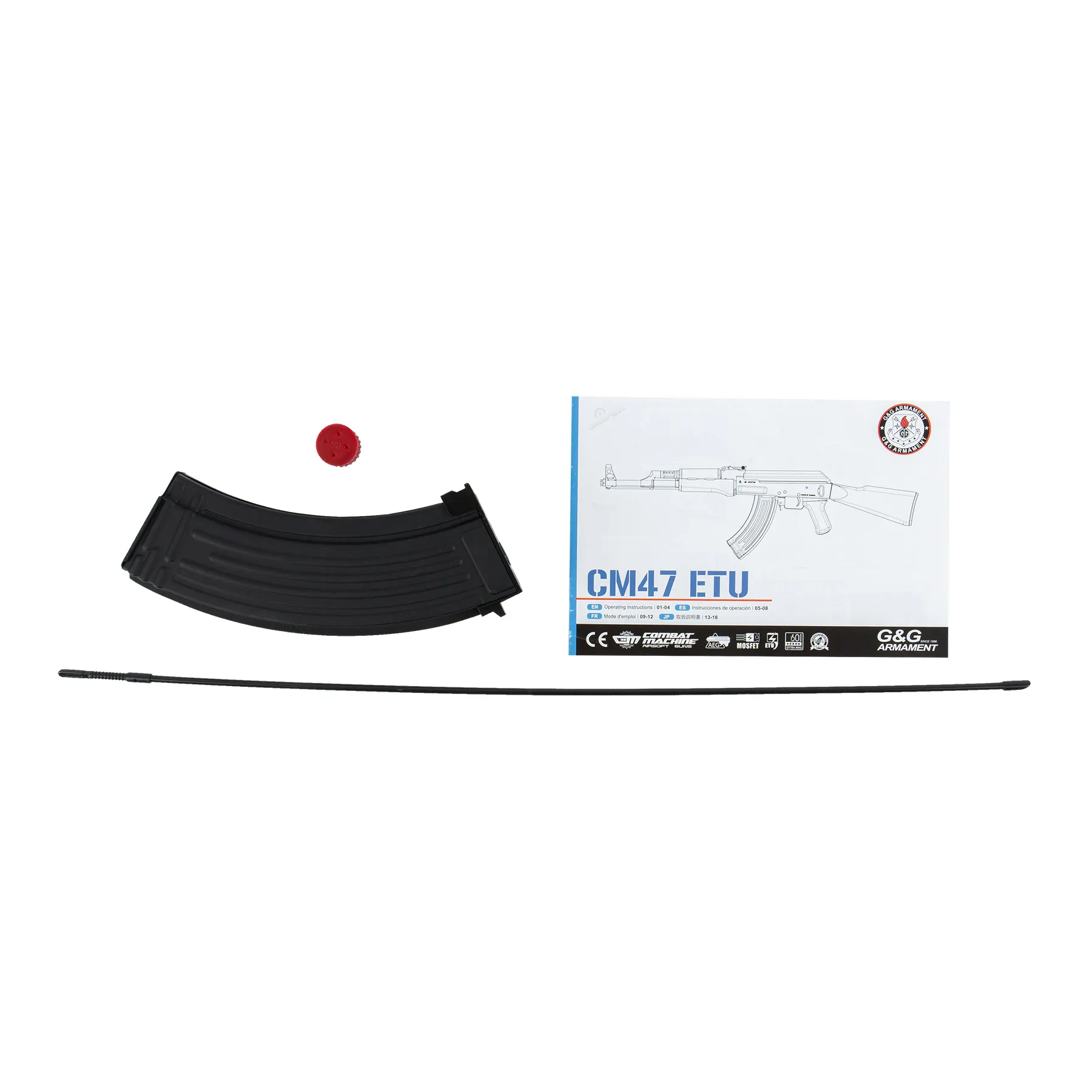 CM47 ETU, < 0,5 Joule Softair Gewehr, Black