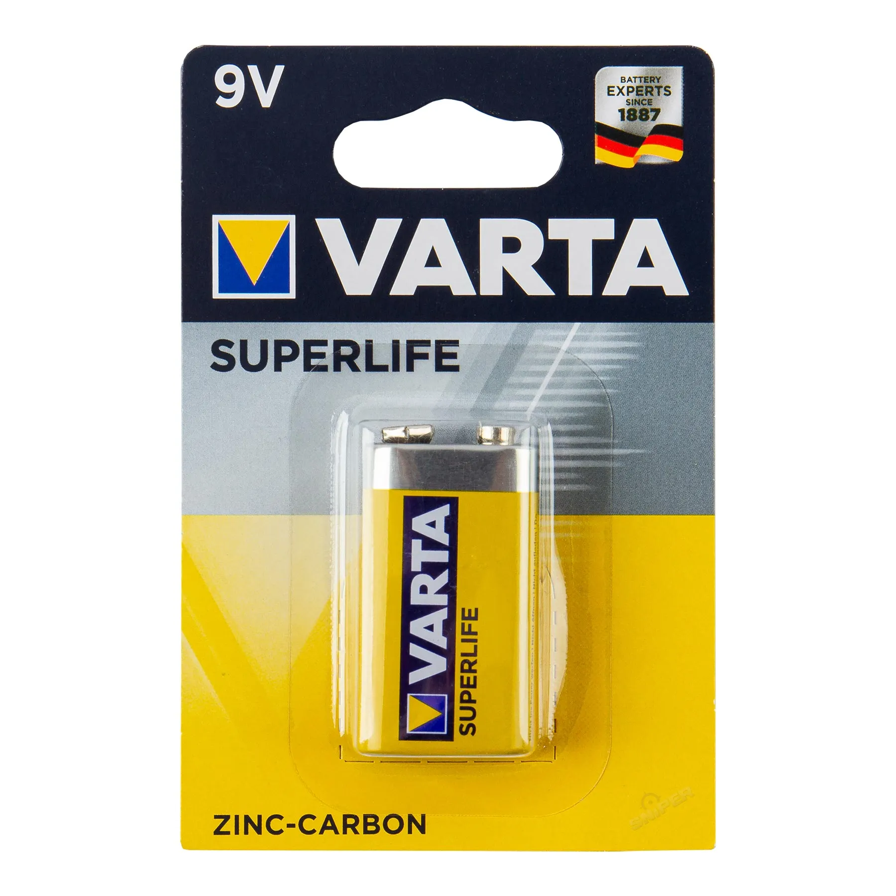 9V Superlife Block Batterie
