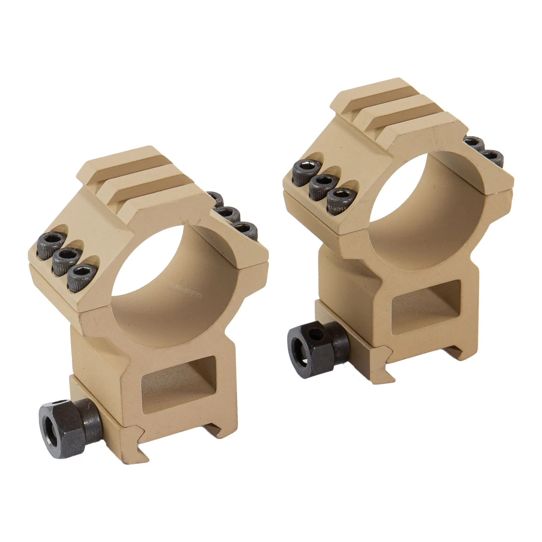 30mm Picatinny Mount Ring, Tan