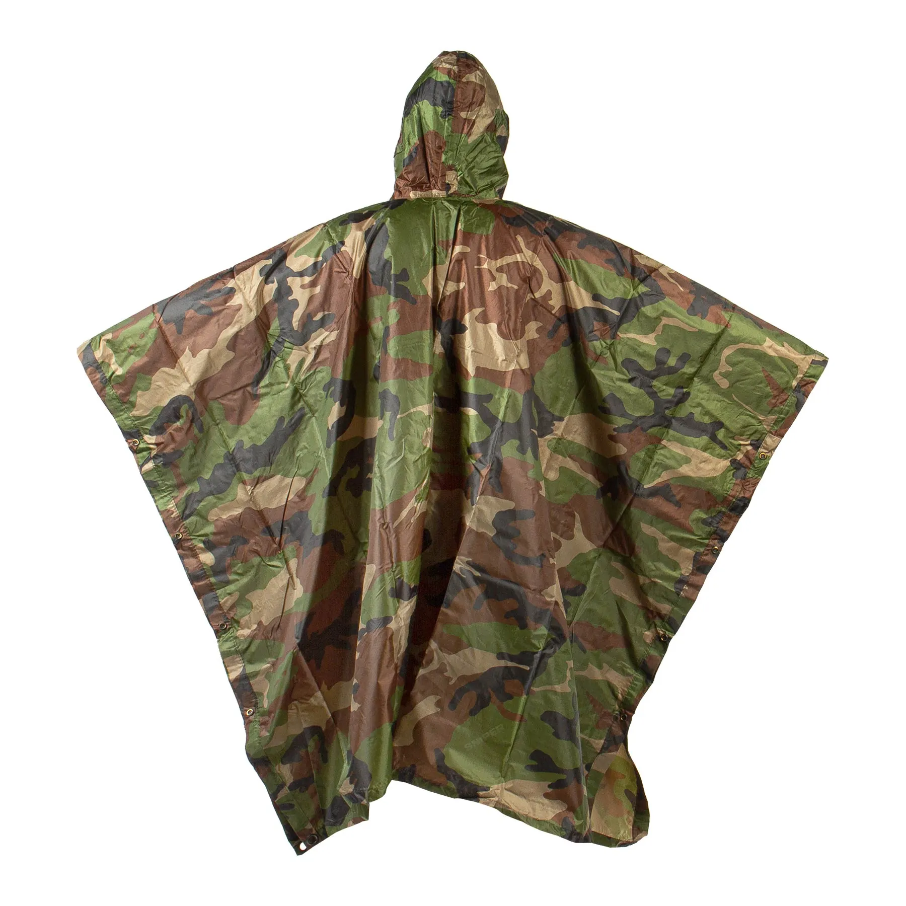 Poncho Ripstop, Woodland